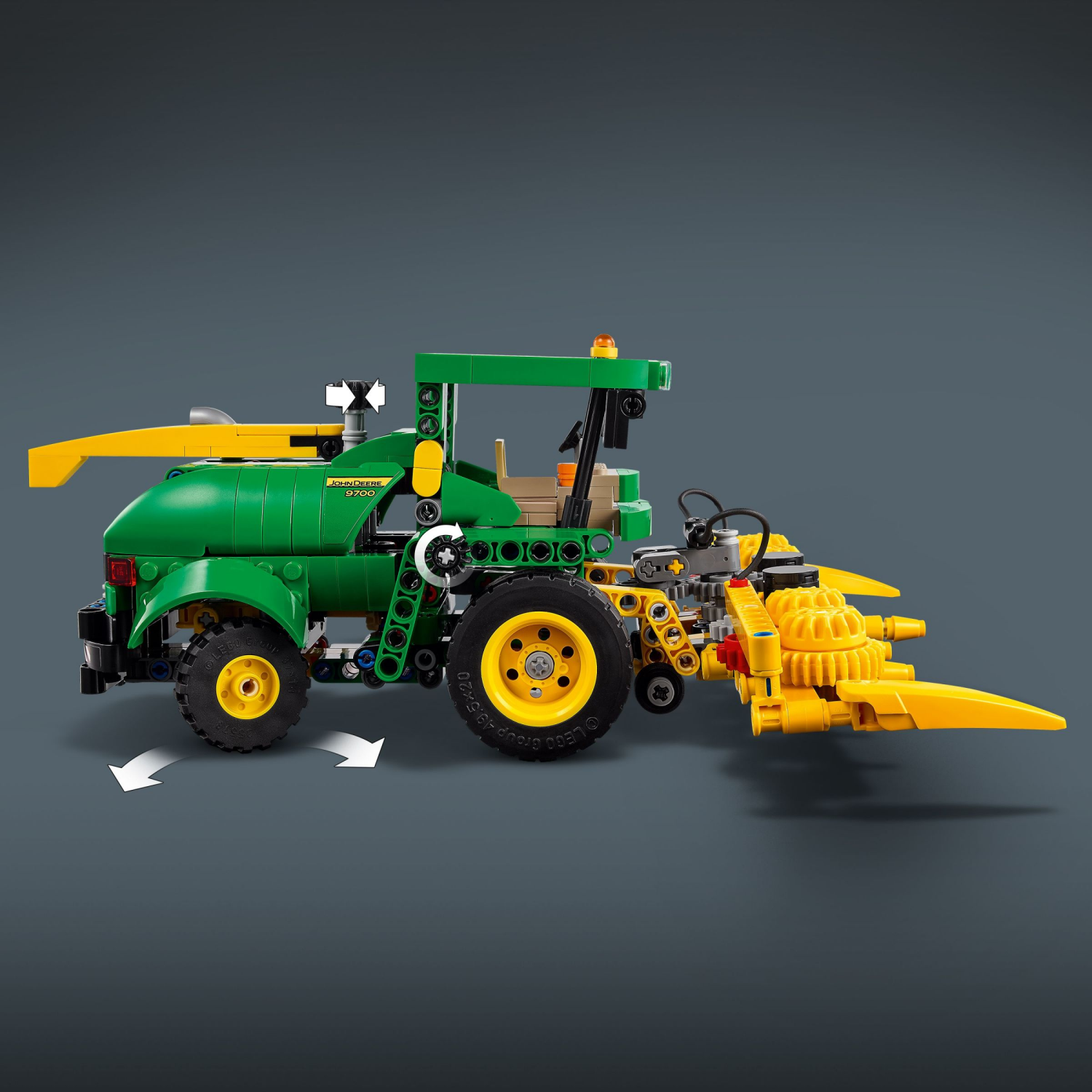 slide 4 of 6, LEGO Technic John Deere 9700 Forage Harvester Farm Toy 42168, 1 ct