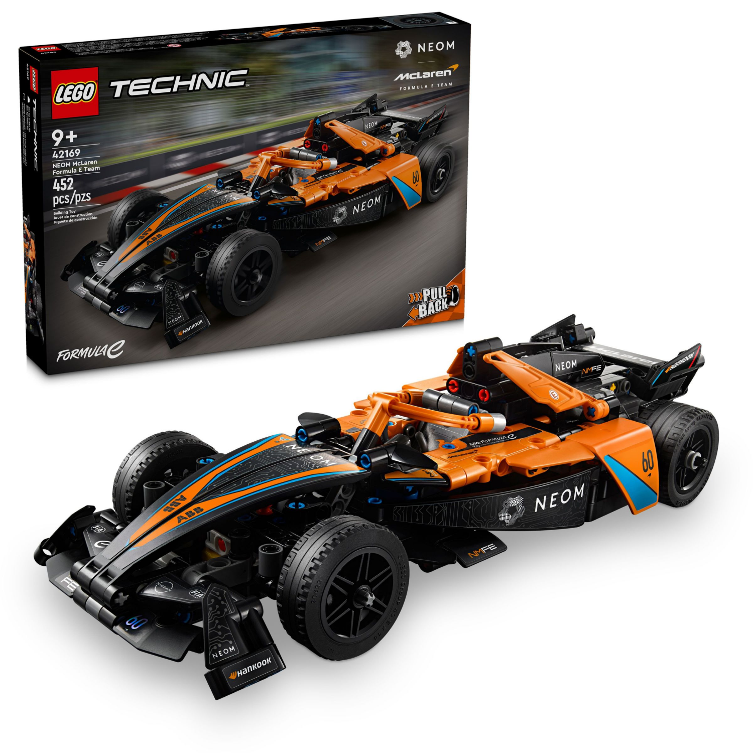 slide 1 of 6, LEGO Technic NEOM McLaren Formula E Race Car Toy and Birthday Gift Idea 42169, 1 ct