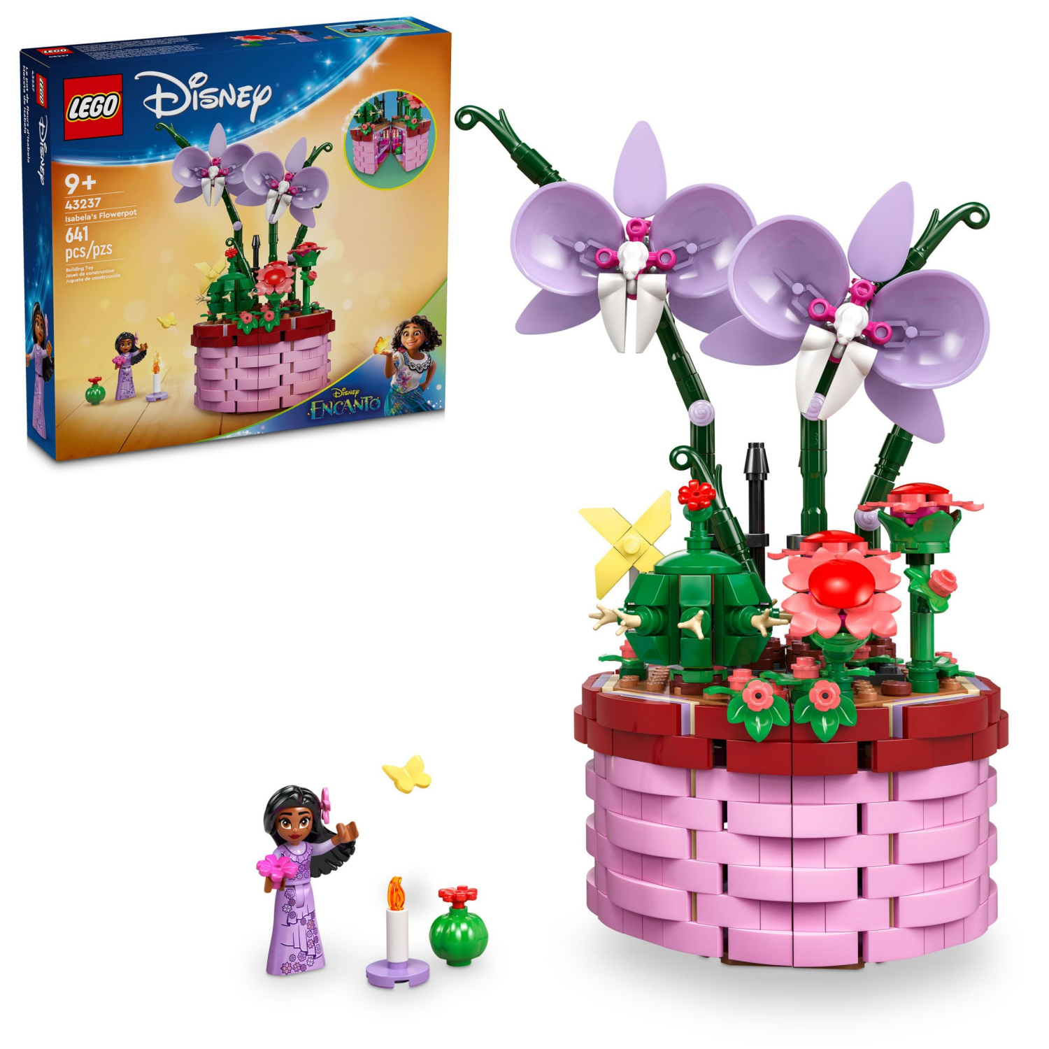 slide 1 of 6, LEGO Disney Encanto Isabelas Flowerpot 43237, 1 ct