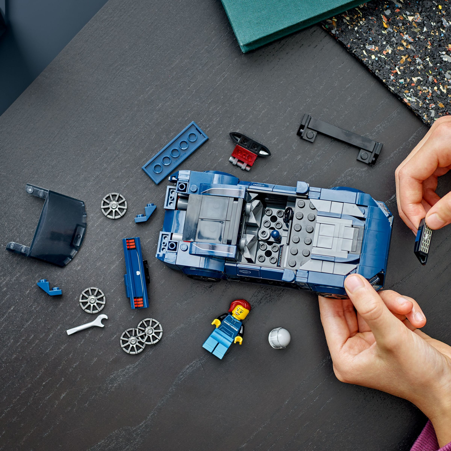 slide 6 of 6, LEGO Speed Champions Ford Mustang Dark Horse Sports Car Toy 76920, 1 ct