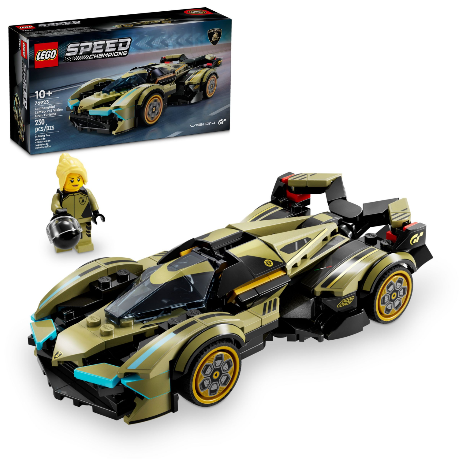 slide 1 of 6, LEGO® Lamborghini Lambo V12 Vision GT Super Car, 230 ct