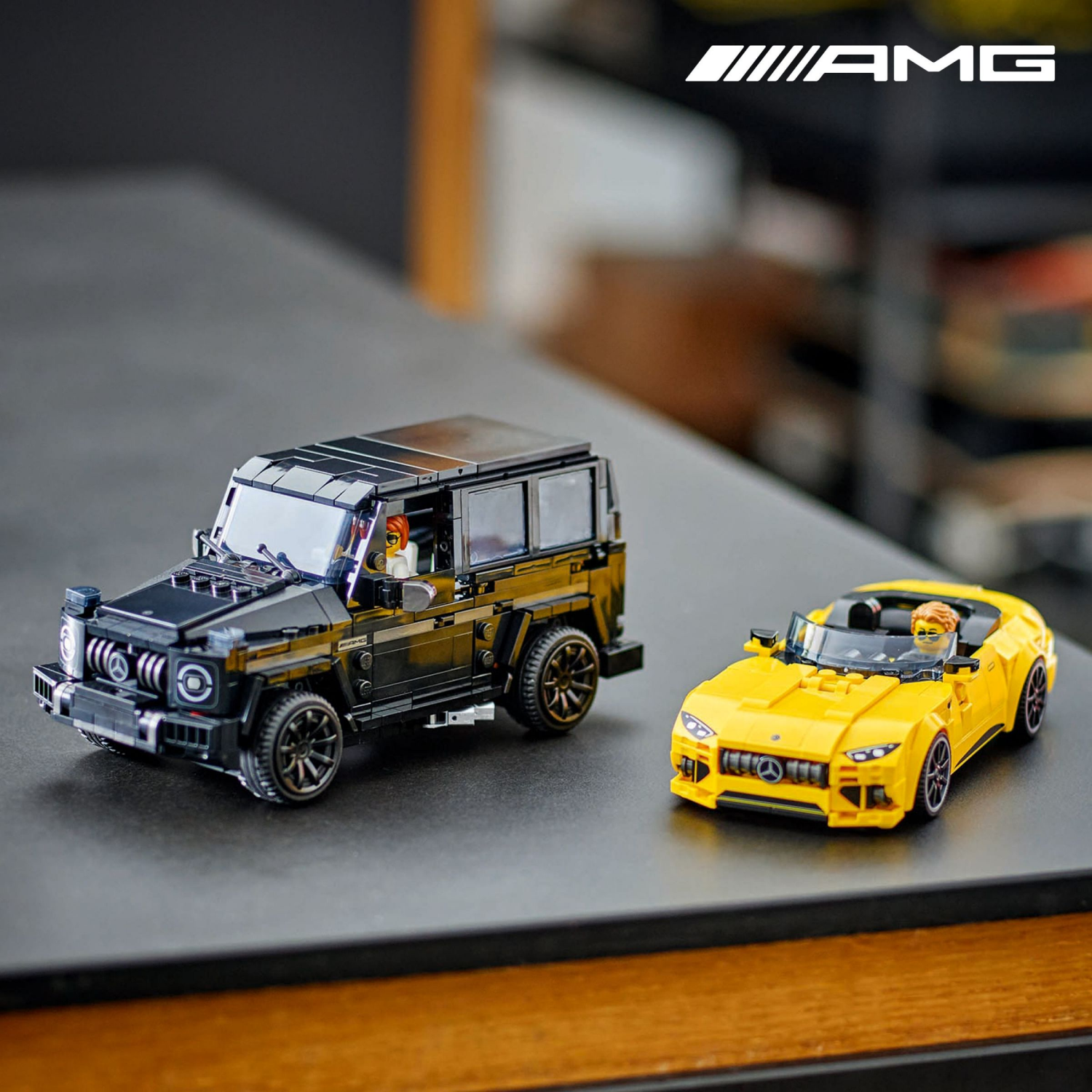slide 2 of 6, LEGO Speed Champions Mercedes-AMG G 63 & Mercedes-AMG SL 63 F1 Toy Car 76924, 1 ct