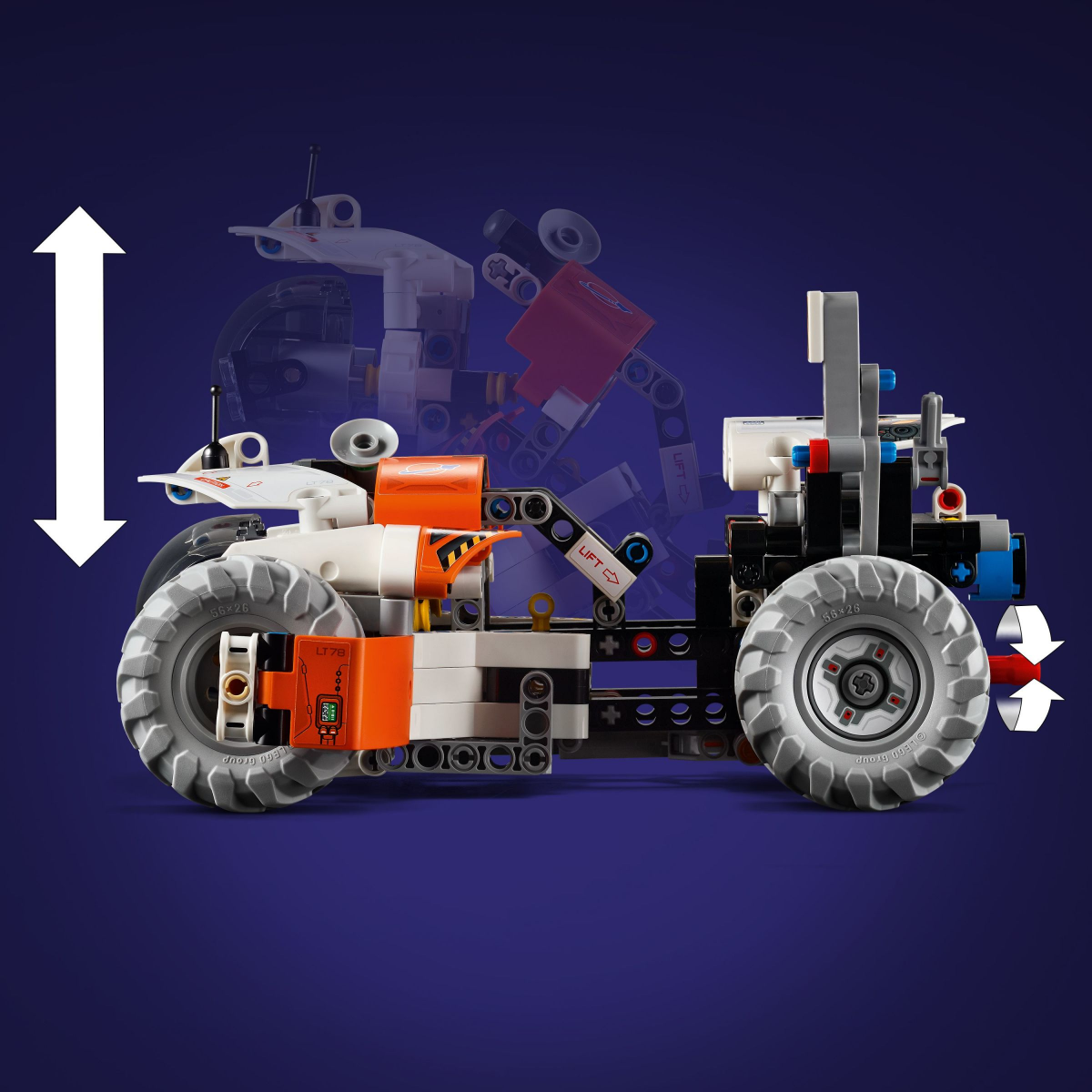 slide 21 of 21, LEGO Technic Surface Space Loader LT78 Space Toy Set 42178, 1 ct