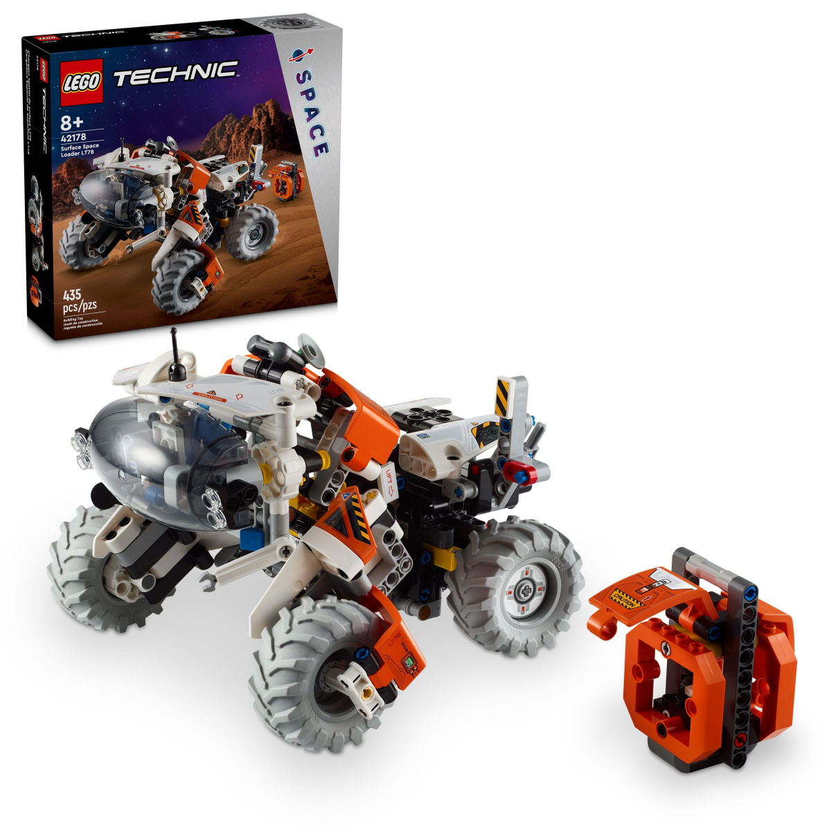 slide 1 of 21, LEGO Technic Surface Space Loader LT78 Space Toy Set 42178, 1 ct