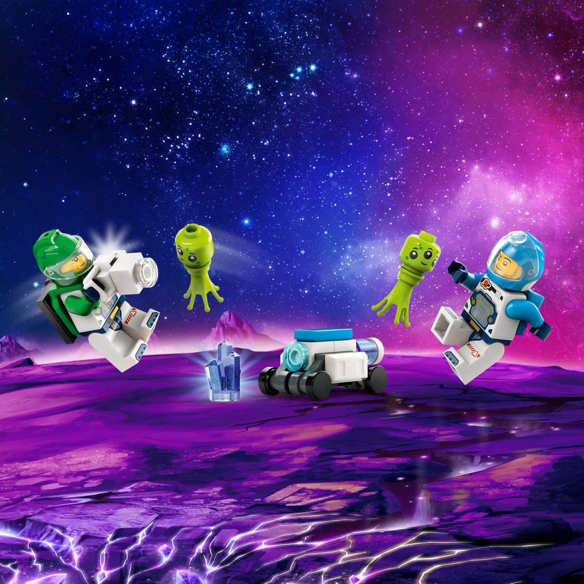 slide 4 of 4, LEGO City Space Explorer Rover and Alien Life Pretend Play Toy 60431, 1 ct