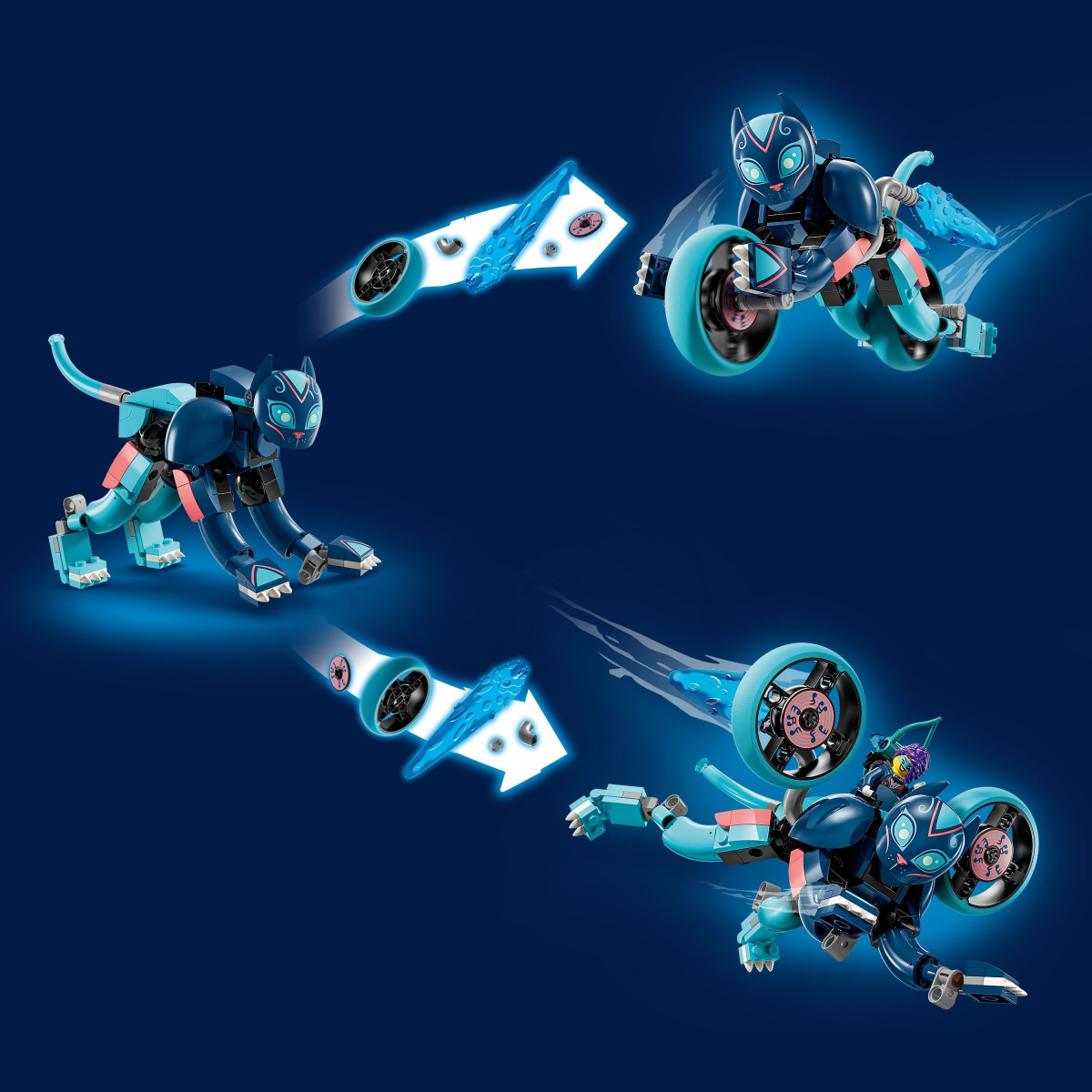 slide 2 of 4, LEGO DREAMZzz Zoeys Cat Motorcycle Bike Toy 71479, 1 ct