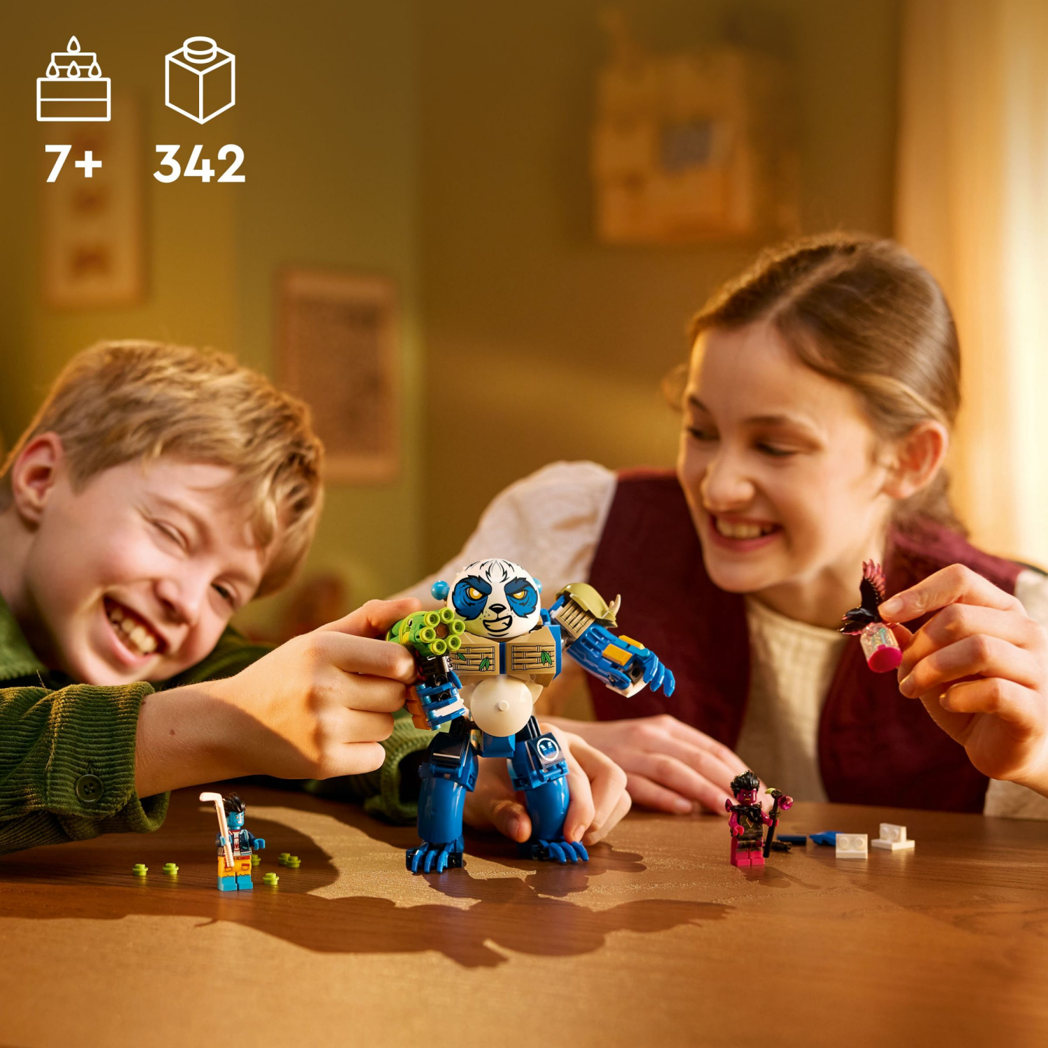 slide 2 of 6, LEGO DREAMZzz Logan the Mighty Panda Animal Toy 71480, 1 ct