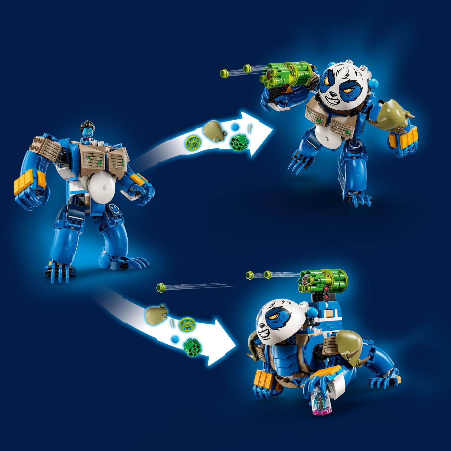 slide 3 of 6, LEGO DREAMZzz Logan the Mighty Panda Animal Toy 71480, 1 ct