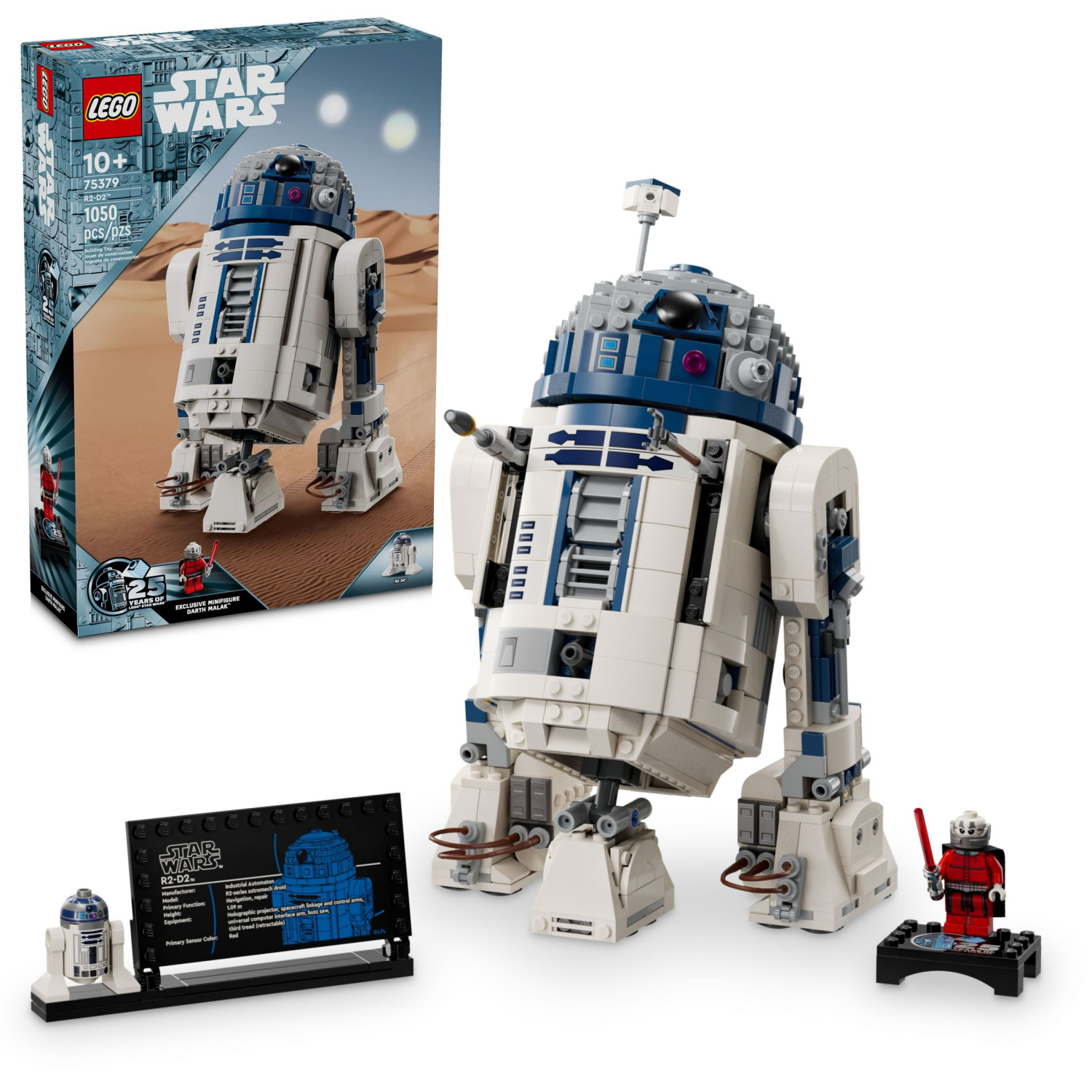 slide 1 of 6, LEGO Star Wars R2-D2 Buildable Toy Droid for Display and Play 75379, 1 ct