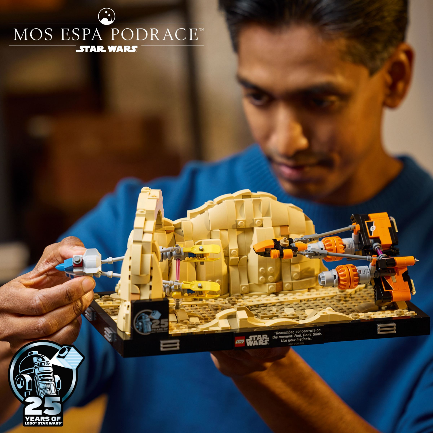 slide 2 of 6, LEGO Star Wars Mos Espa Podrace Diorama Build and Display Set 75380, 1 ct