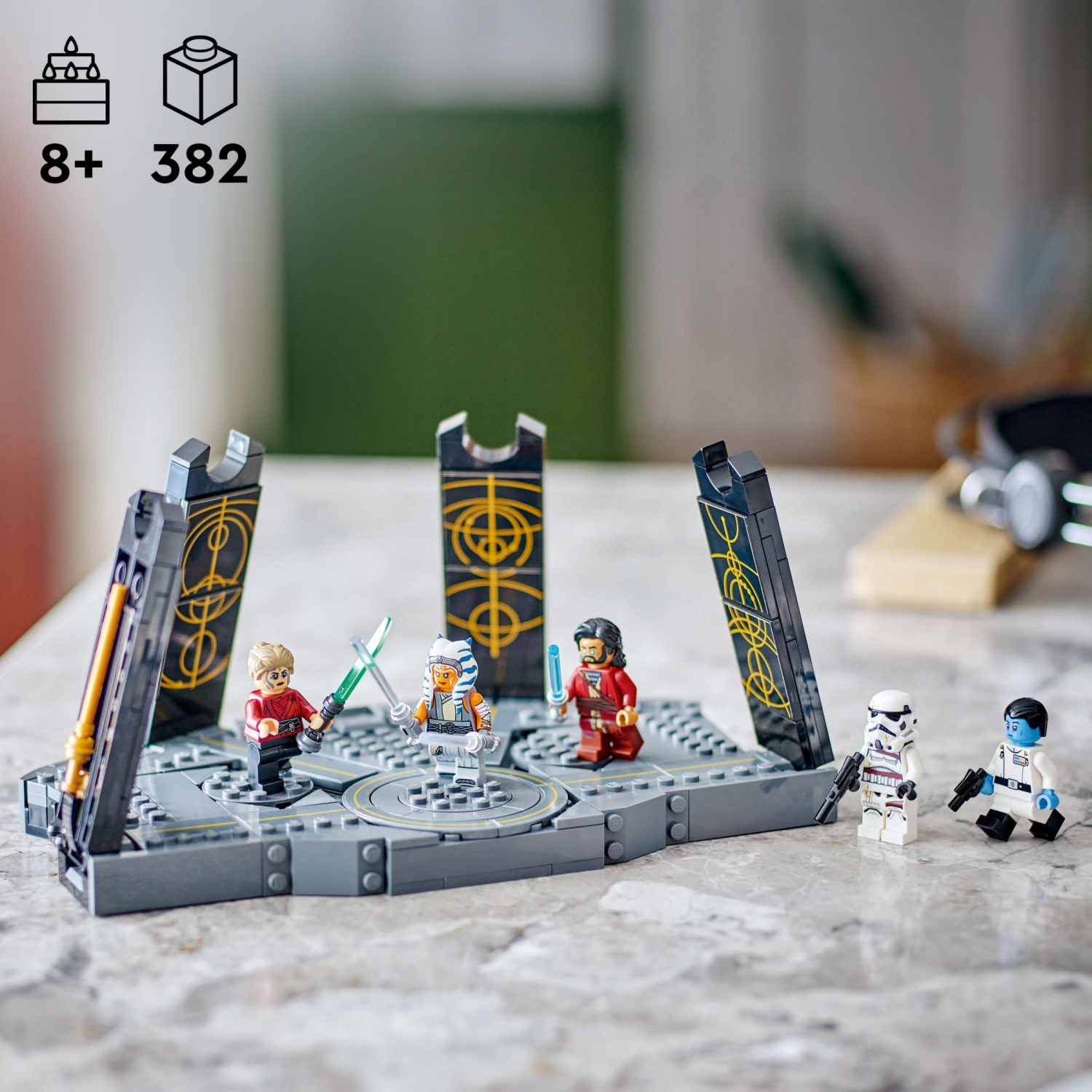 slide 2 of 6, LEGO Star Wars Ahsoka Tanos Duel on Peridea Collectible Building Toy 75385, 1 ct