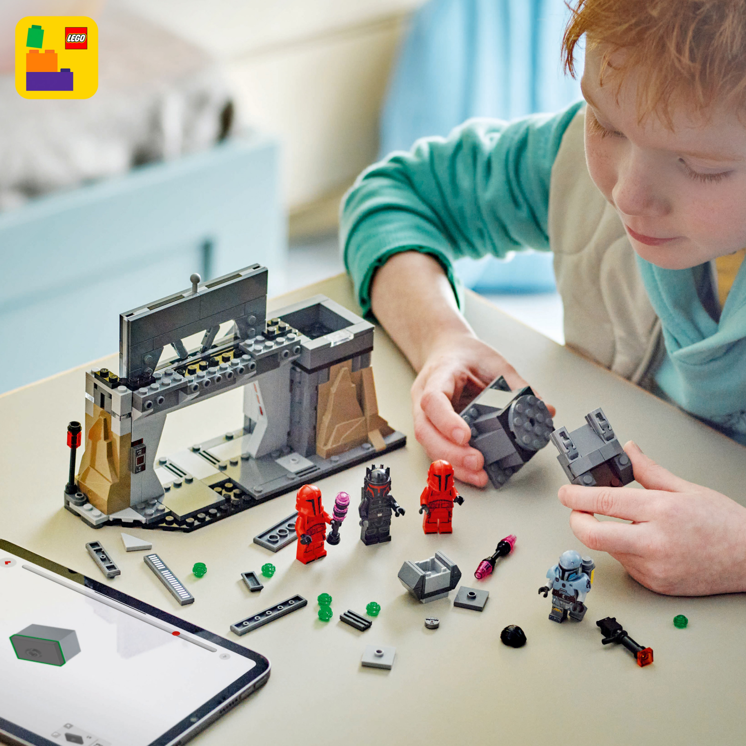 slide 6 of 6, LEGO Star Wars Paz Vizsla and Moff Gideon Battle Mandalorian Toy 75386, 1 ct