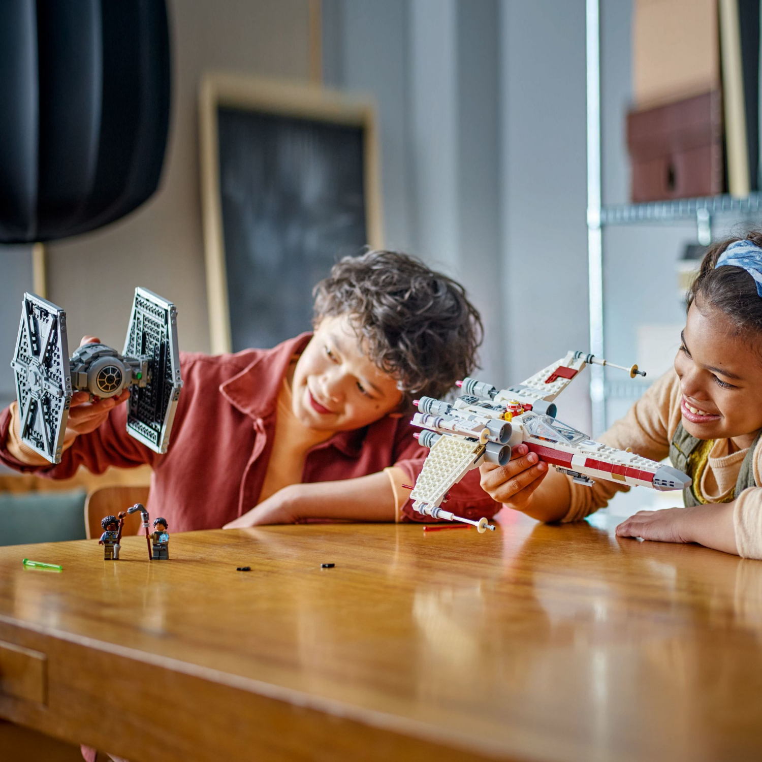 slide 4 of 6, LEGO Star Wars TIE Fighter & X-Wing Mash-up Building Set for Kids 75393, 1 ct