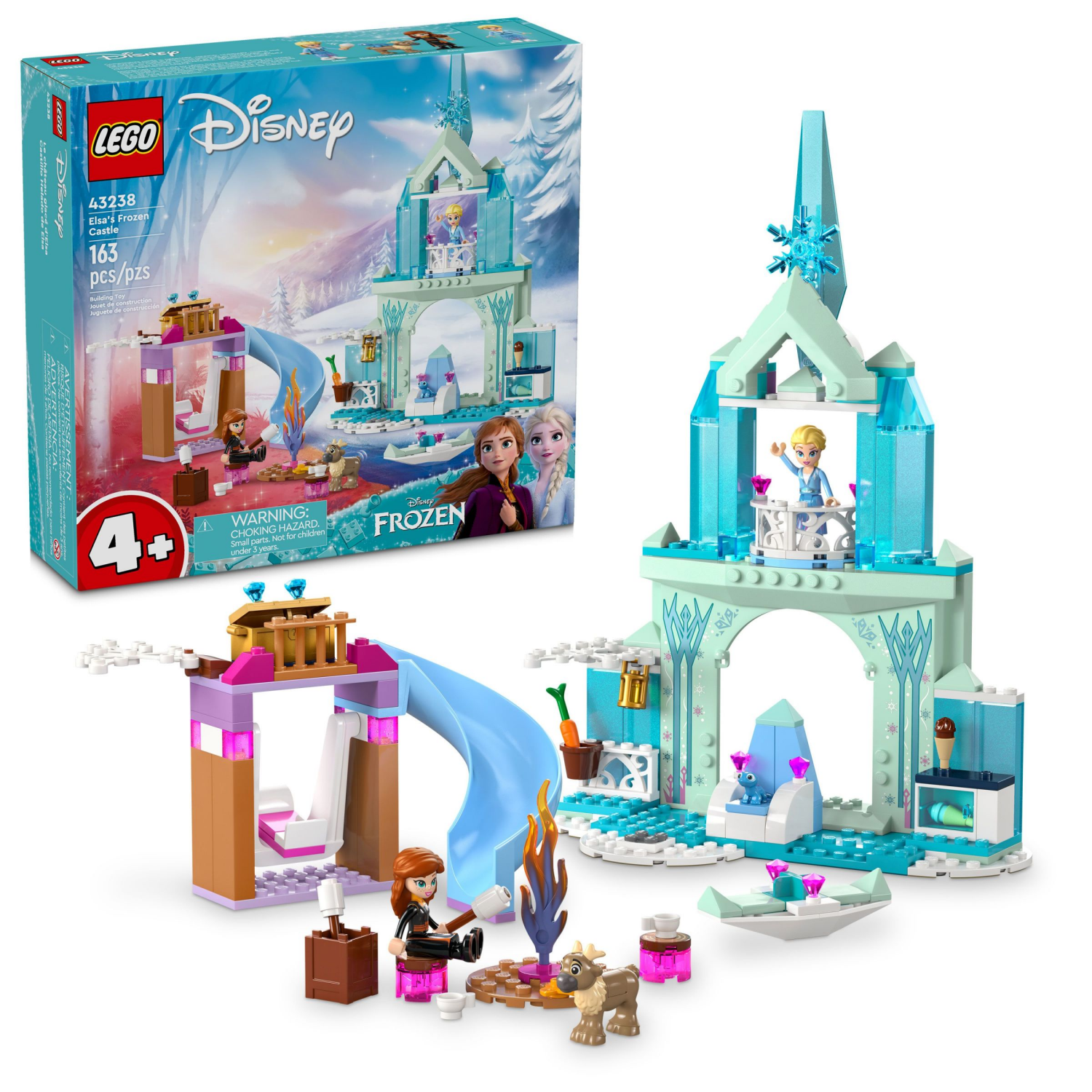 slide 1 of 5, LEGO Disney Princess Elsa's Frozen Castle Set, 1 ct