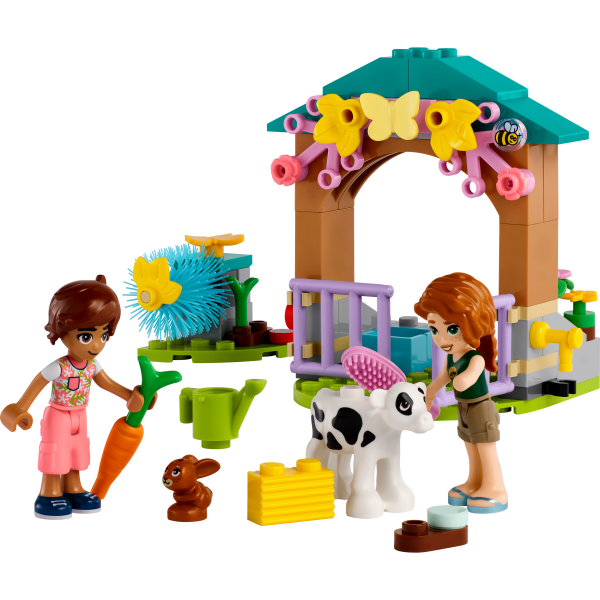 slide 2 of 21, LEGO Friends Autumns Baby Cow Shed Farm Animal Toy 42607, 1 ct