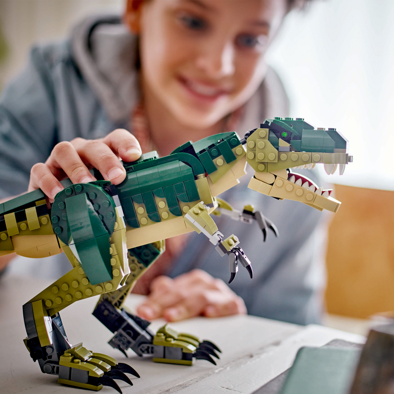 slide 5 of 6, LEGO Creator 3in1 T. rex Dinosaur Toy for Kids, Animal Toy 31151, 1 ct