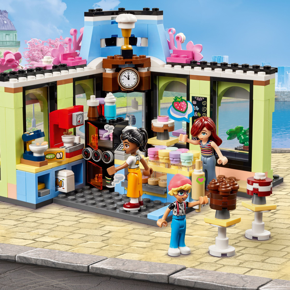 slide 3 of 4, LEGO Friends Heartlake City Café Shop Toy with Mini Dolls 42618, 1 ct