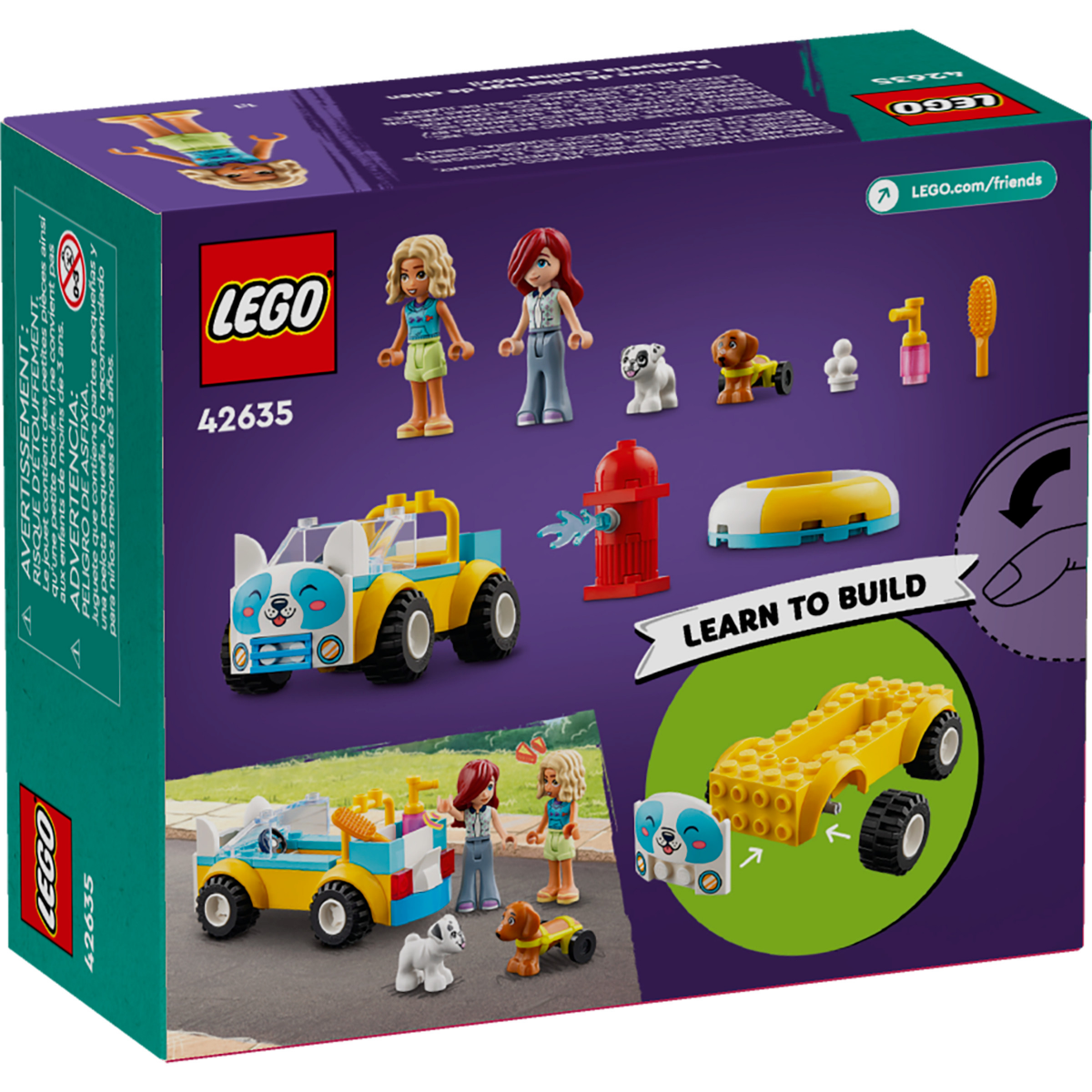 slide 2 of 4, LEGO Friends Dog Grooming Car Toy 42635, 1 ct