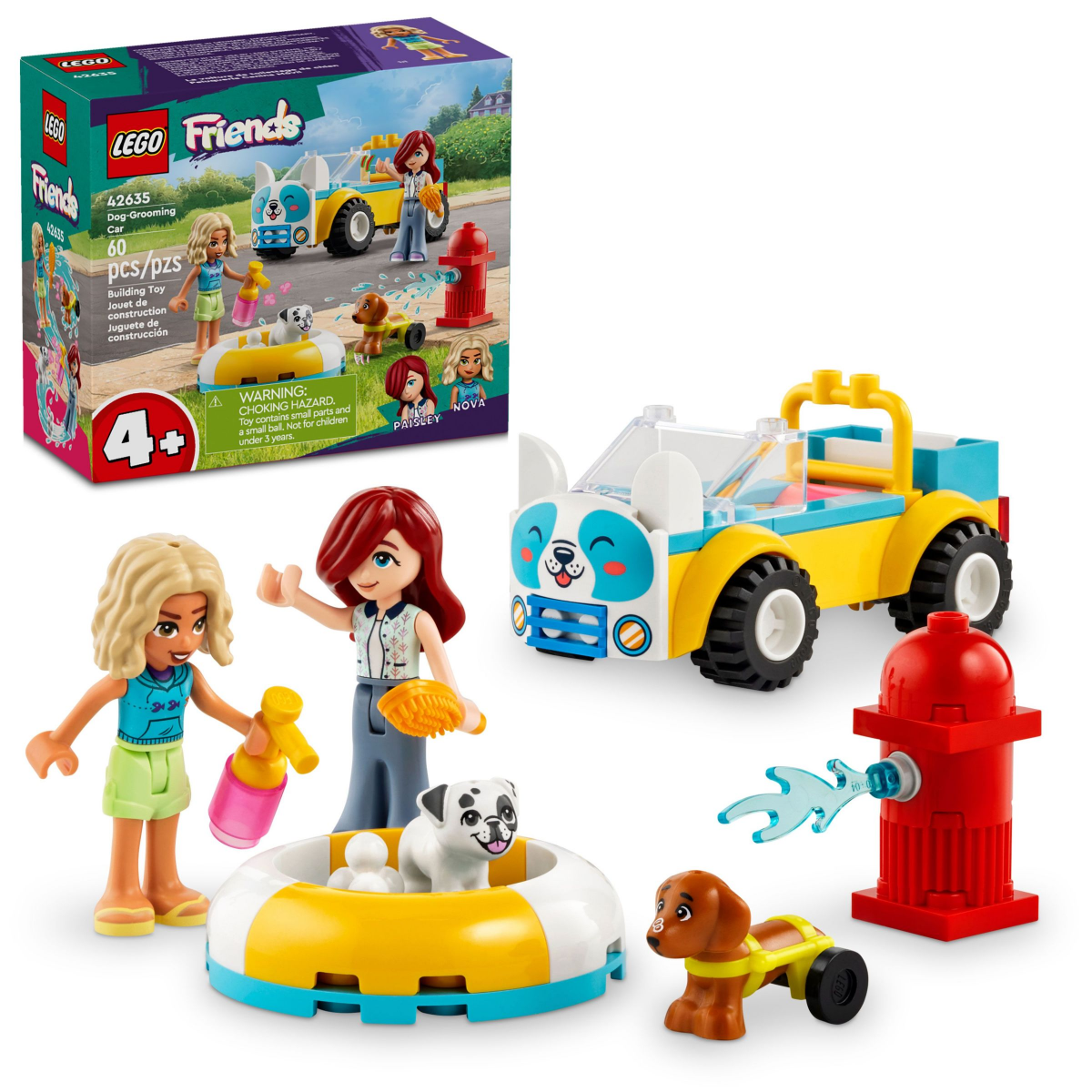 slide 1 of 4, LEGO Friends Dog Grooming Car Toy 42635, 1 ct