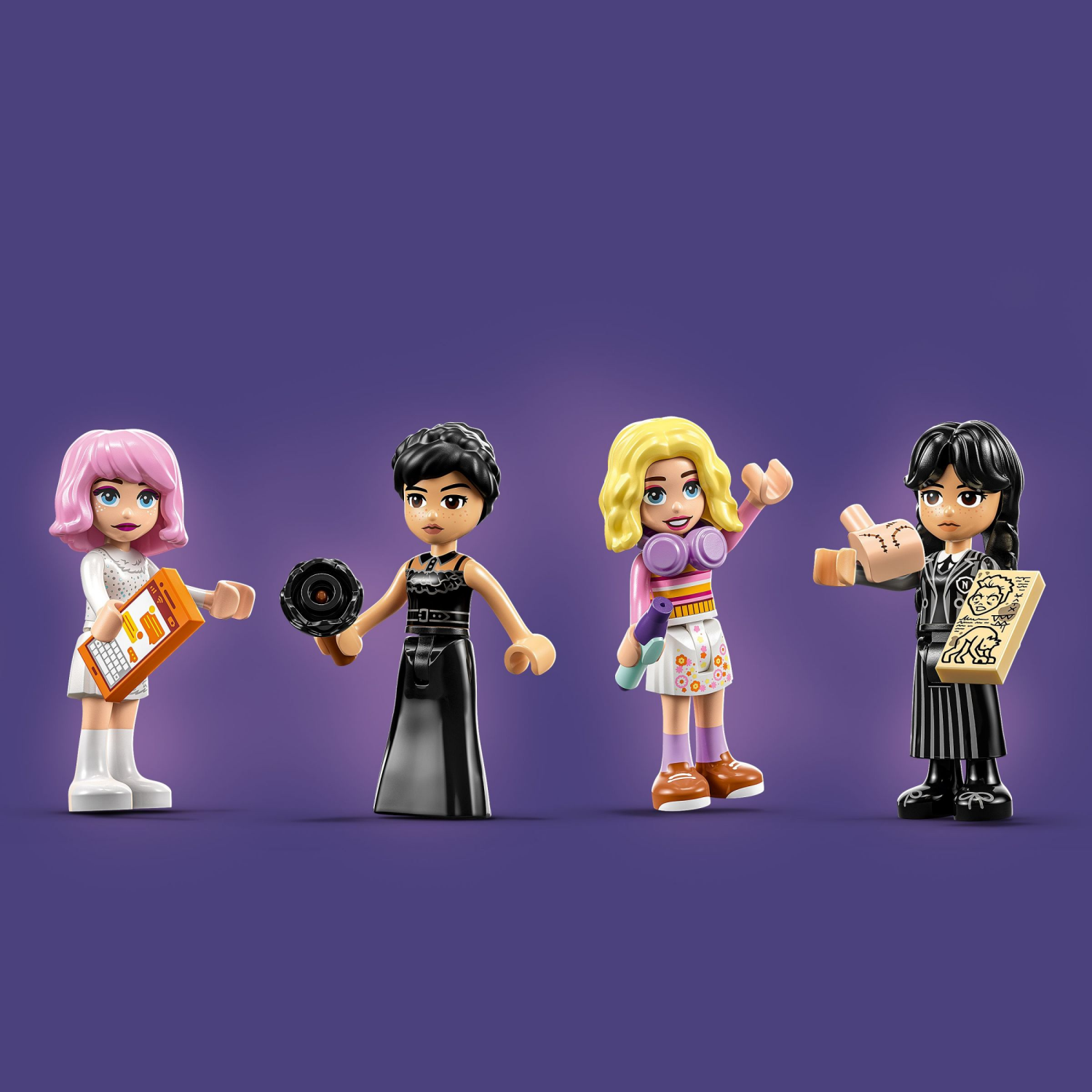 slide 4 of 6, LEGO Wednesday & Enid's Dorm Room Building Set with Dolls 76781, 1 ct