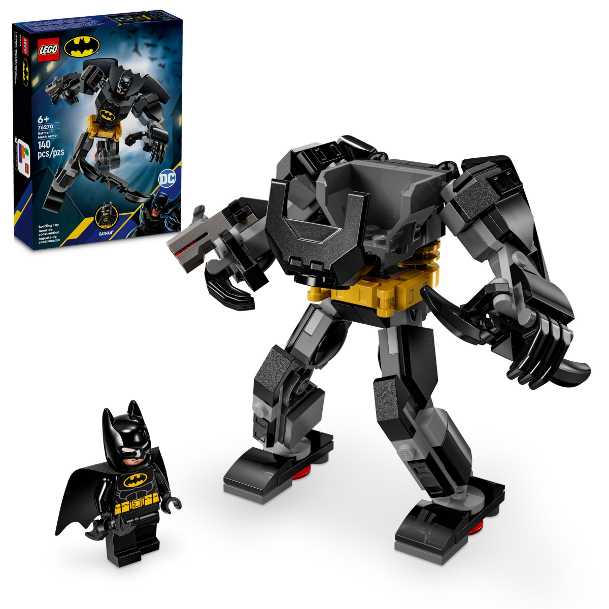 slide 1 of 6, LEGO® Batman™ Mech Armor 76270, 140 ct