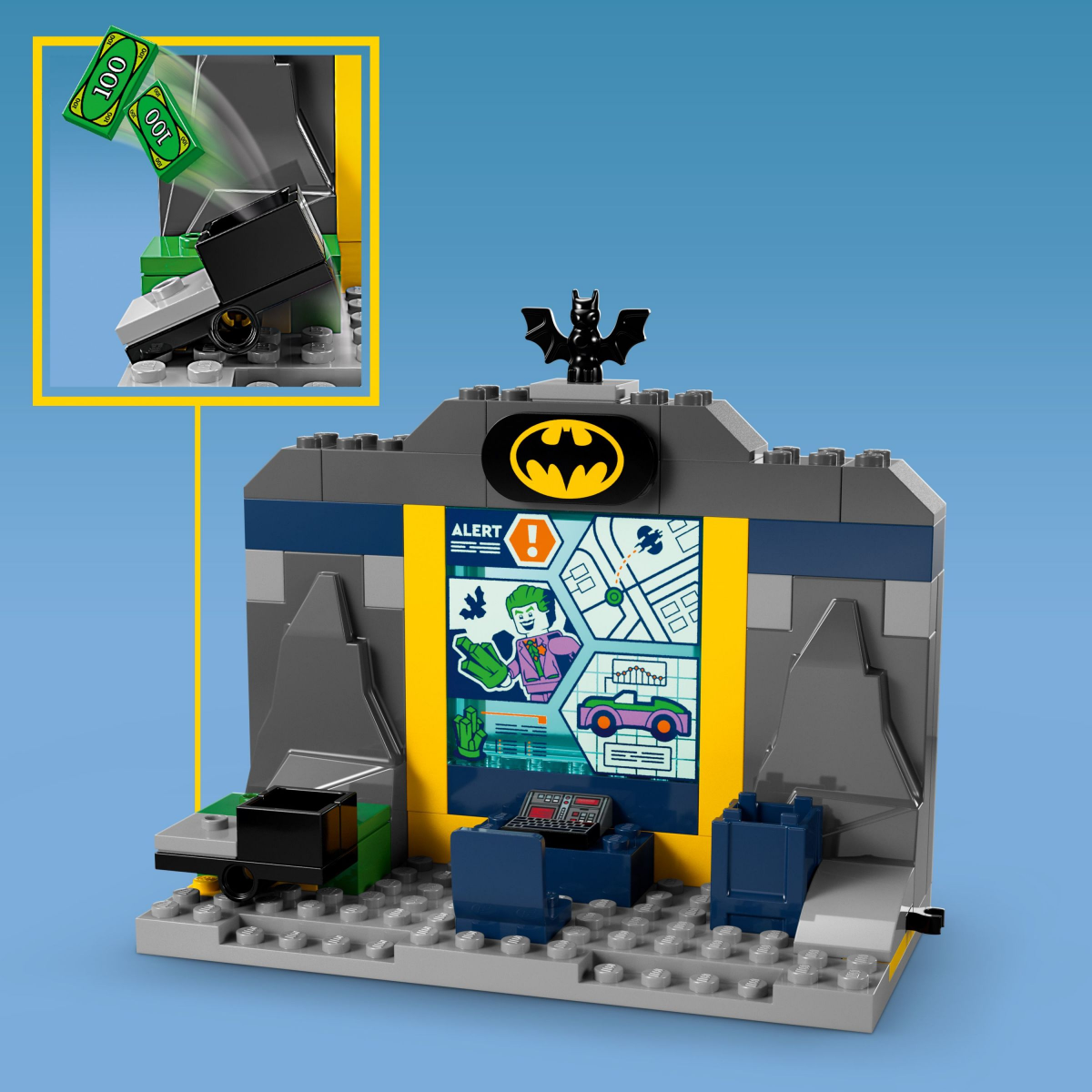 slide 9 of 21, LEGO DC Batman: The Batcave with Batman, Batgirl & The Joker 76272, 1 ct