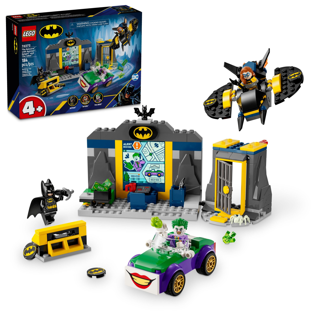slide 1 of 21, LEGO DC Batman: The Batcave with Batman, Batgirl & The Joker 76272, 1 ct