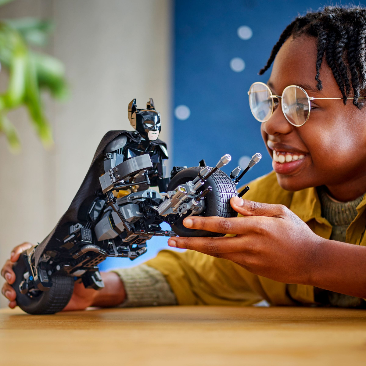 slide 4 of 4, LEGO DC Batman: Batman Construction Figure & the Bat-Pod Bike Action Toy 76273, 1 ct