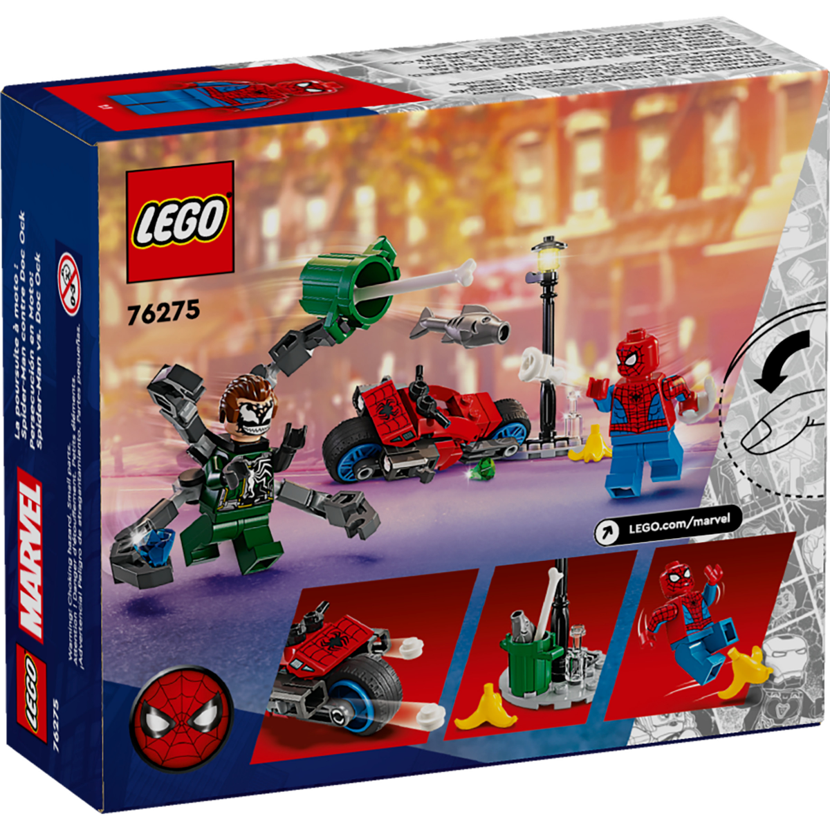 slide 6 of 21, LEGO Marvel Motorcycle Chase: Spider-Man vs. Doc Ock Set, 1 ct