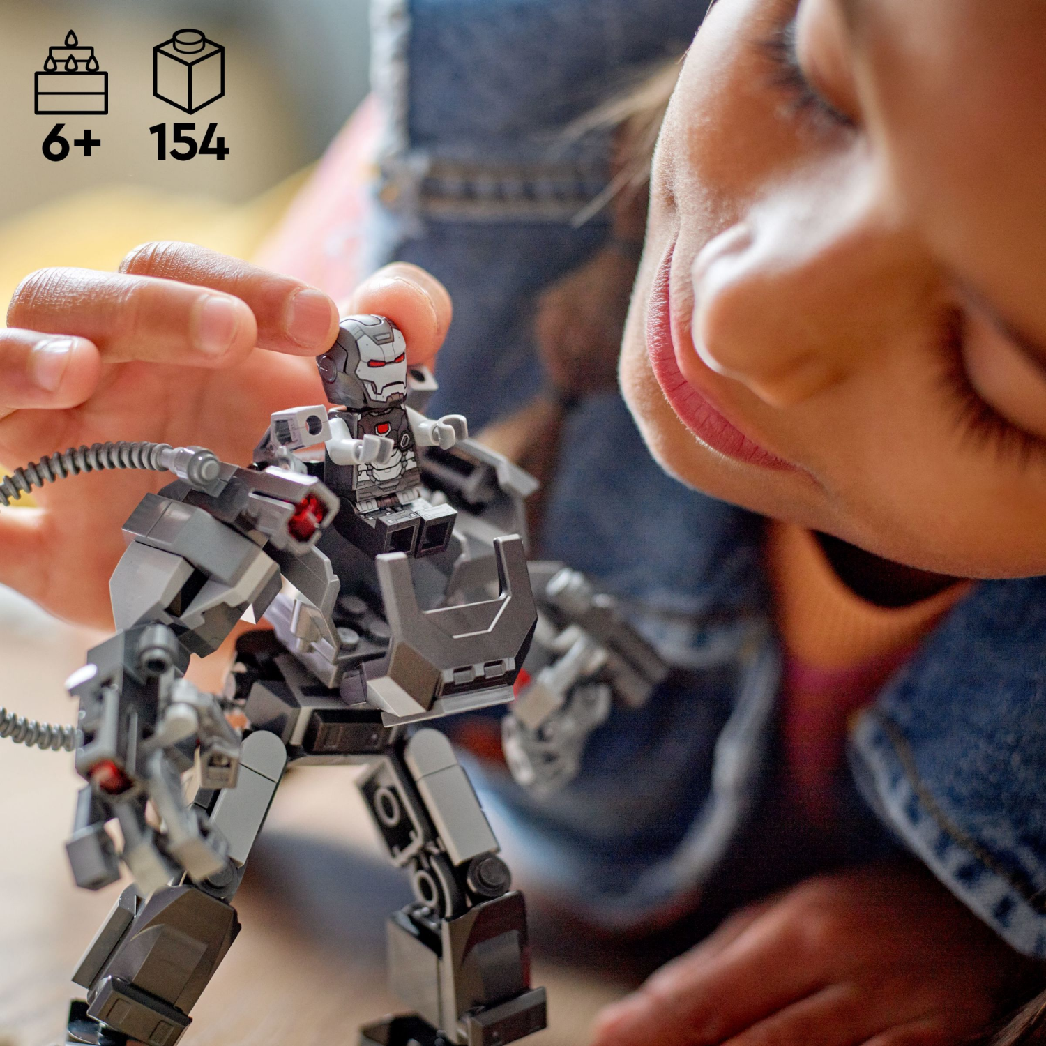 slide 3 of 6, LEGO® War Machine Mech Armor 76277, 154 ct