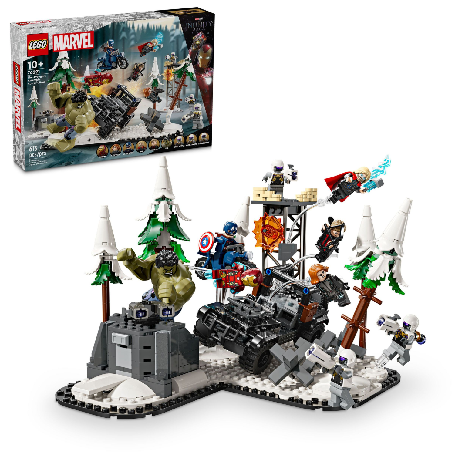 slide 1 of 6, LEGO Marvel The Avengers Assemble: Age of Ultron Super Hero Toy 76291, 1 ct