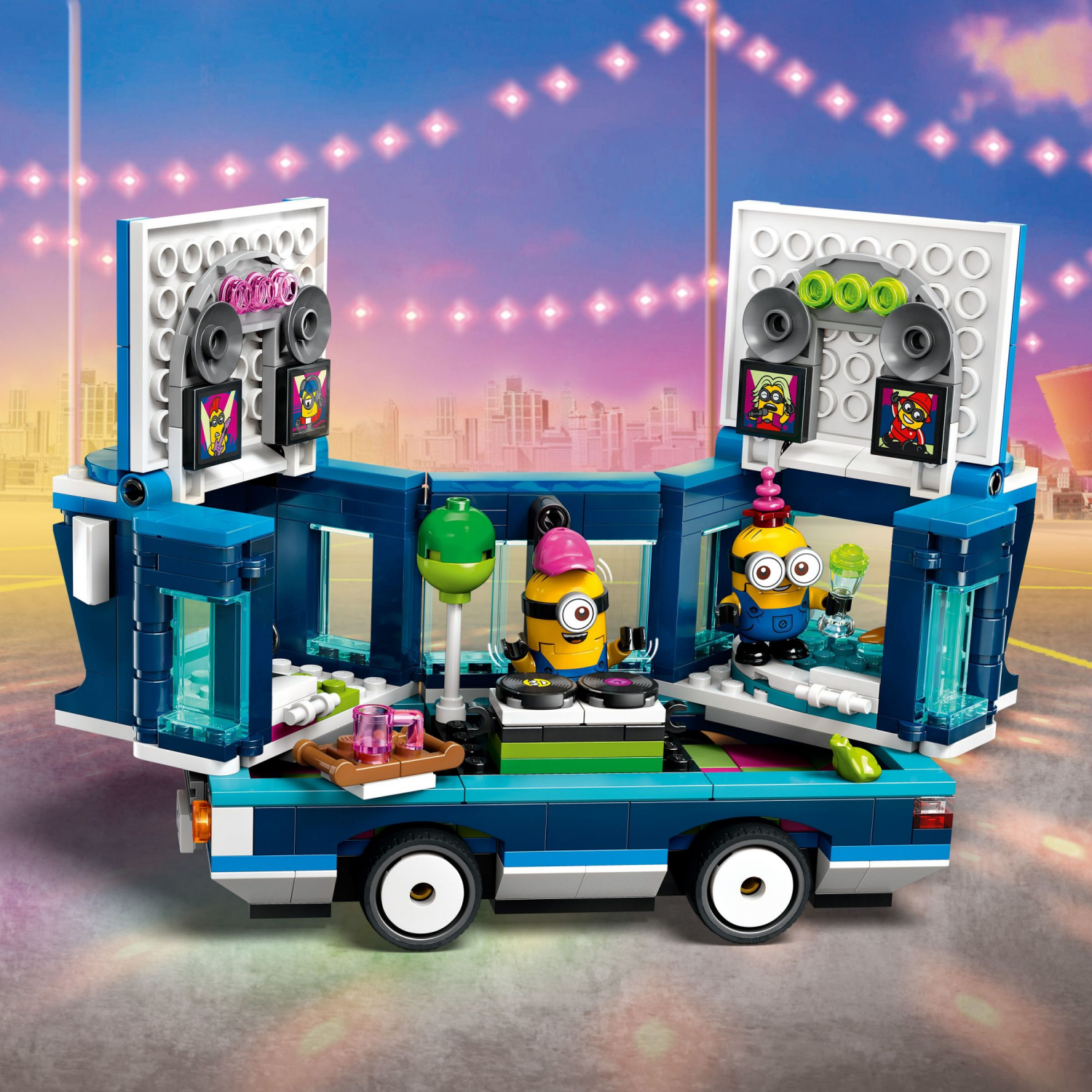 slide 3 of 6, LEGO® 75581 Despicable Me 4 Minions Music Party Bus Set, 1 ct