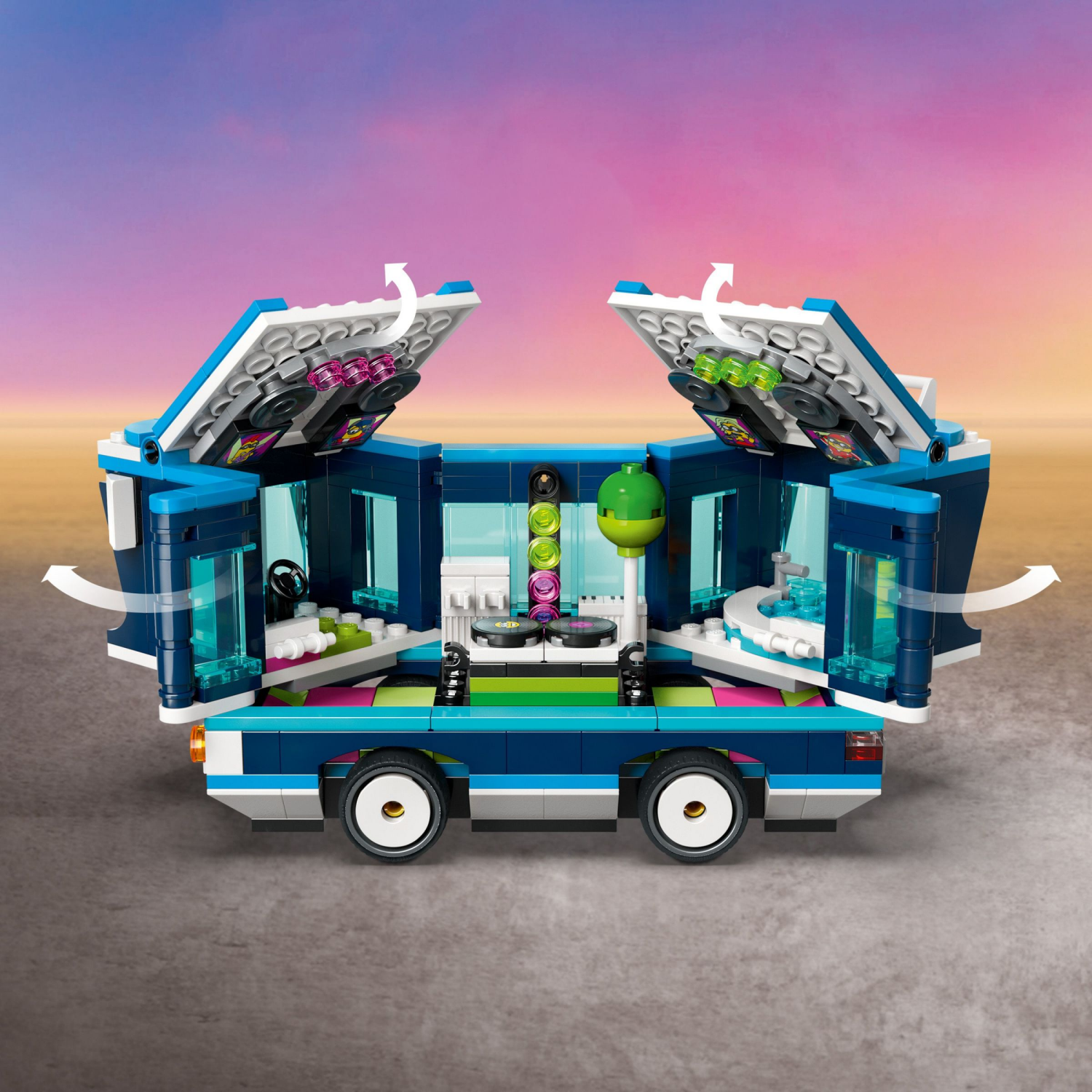 slide 4 of 6, LEGO® 75581 Despicable Me 4 Minions Music Party Bus Set, 1 ct