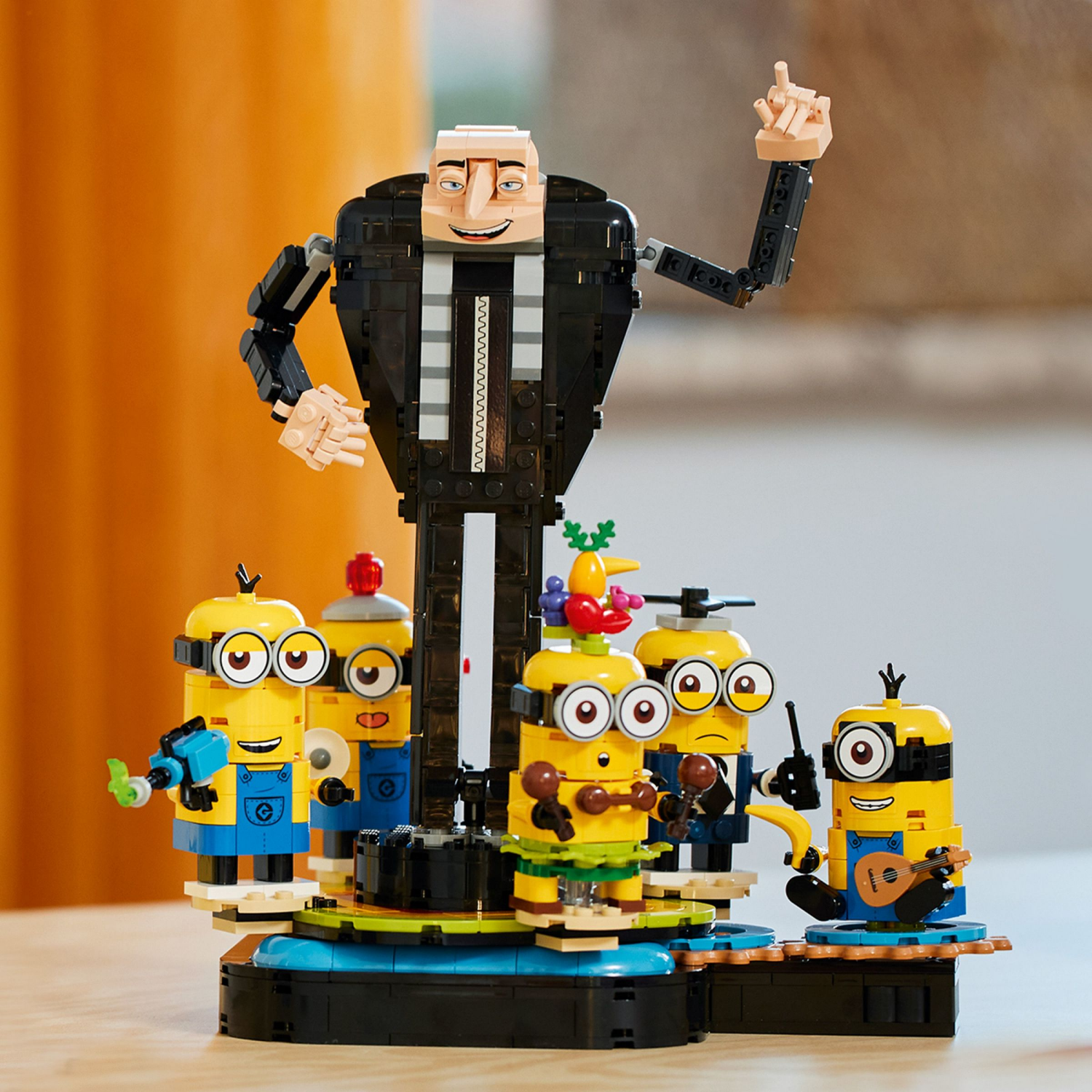 slide 5 of 6, LEGO Despicable Me 4 Brick-Built Gru and Minions Toy Figure Set 75582, 1 ct