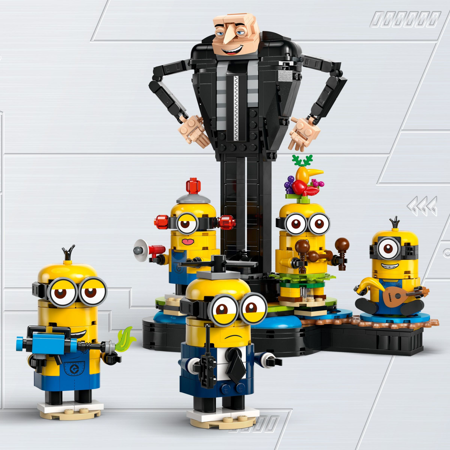 slide 6 of 6, LEGO Despicable Me 4 Brick-Built Gru and Minions Toy Figure Set 75582, 1 ct