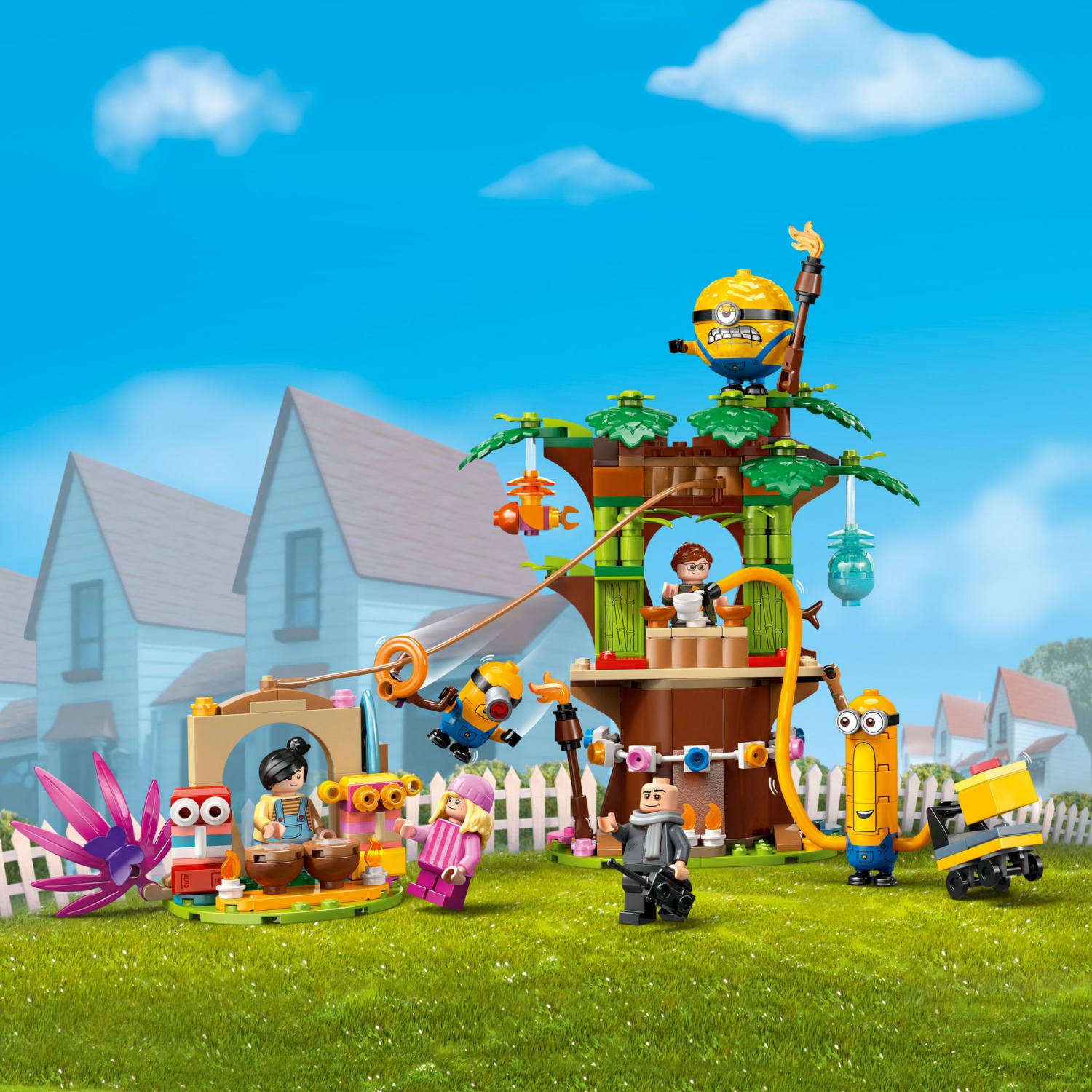 slide 4 of 6, LEGO Despicable Me 4 Minions and Gru's Family Mansion, Minions Toy House, 75583, 1 ct