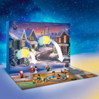 slide 20 of 21, LEGO City 2024 Advent Calendar with Miniature Christmas Figures 60436, 1 ct