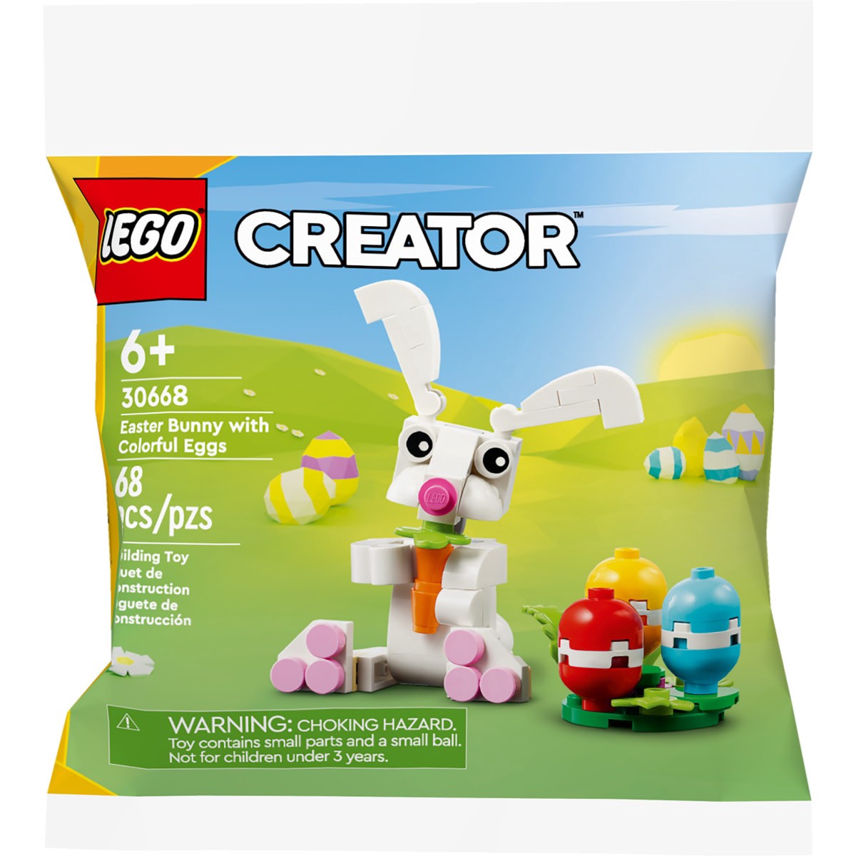 slide 17 of 17, LEGO Creator Easter Bunny with Colorful Eggs Building Toy 30668, 1 ct