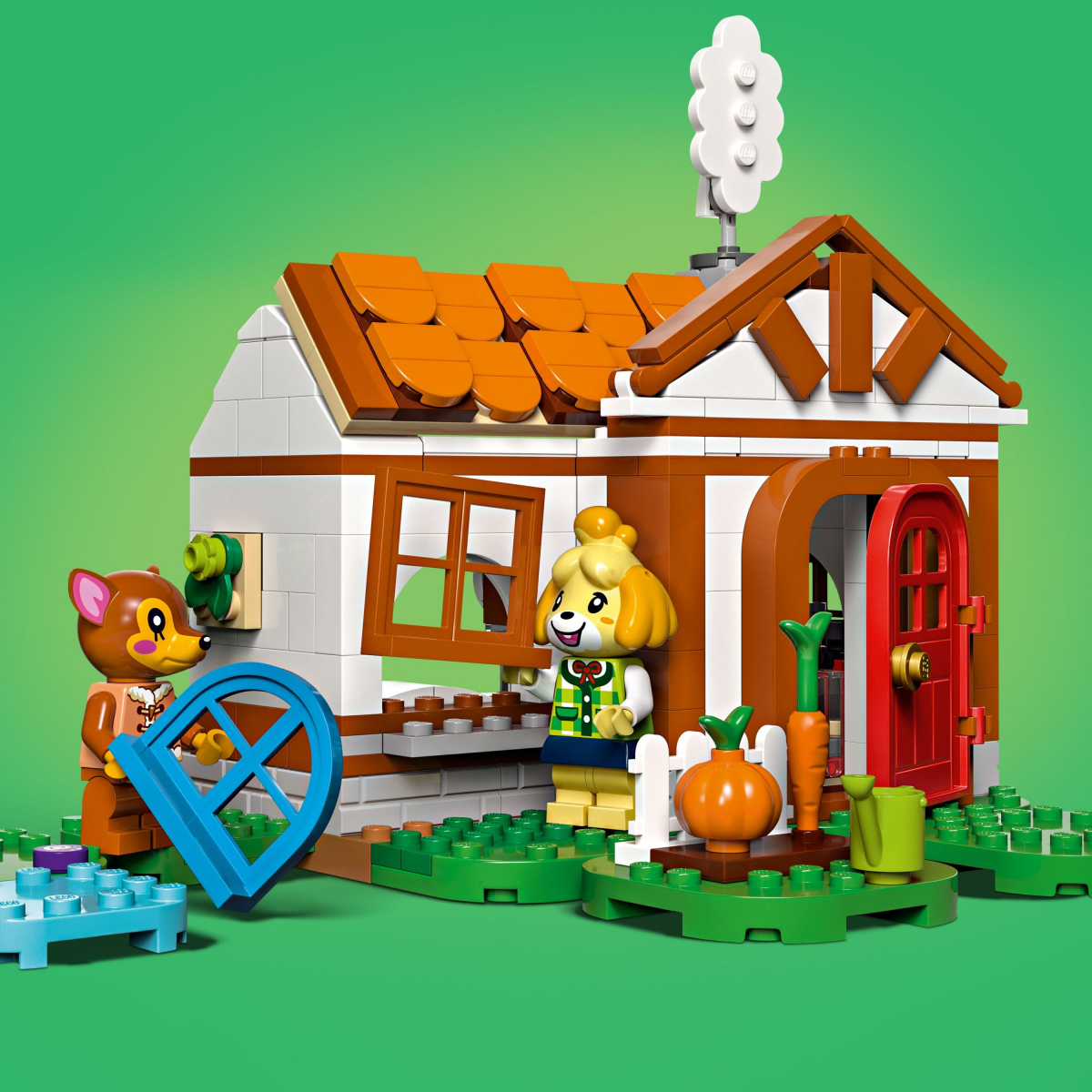 slide 3 of 4, LEGO Animal Crossing Isabelles House Visit Video Game Toy 77049, 1 ct