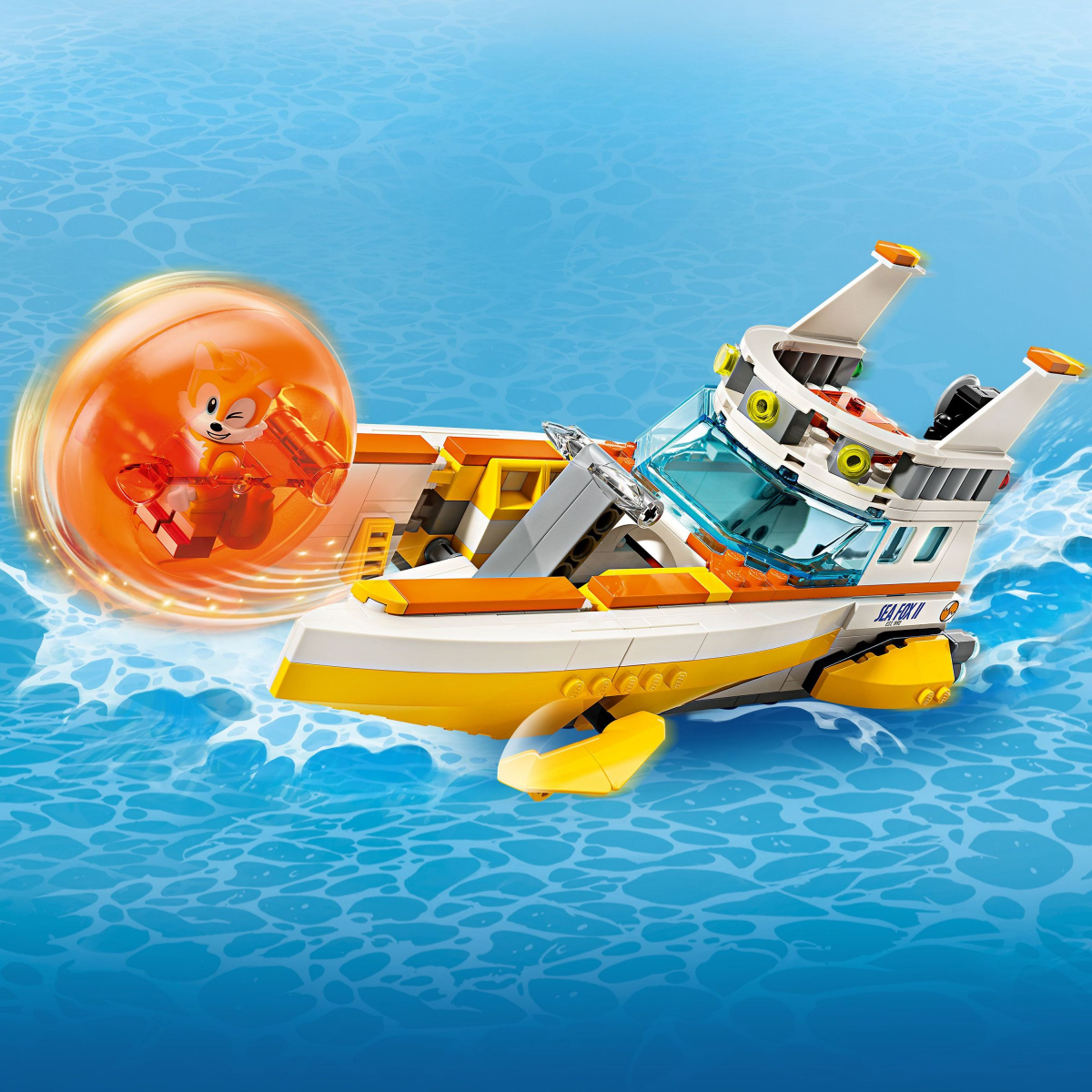 slide 2 of 4, LEGO Sonic the Hedgehog: Tails Adventure Boat Video Game Toy Building Set 76997, 1 ct