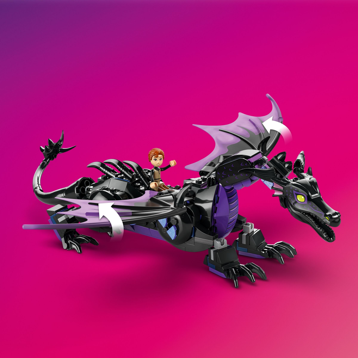 slide 3 of 4, LEGO Disney Princess Maleficent's Dragon Form Castle and Horse Toy 43240, 1 ct