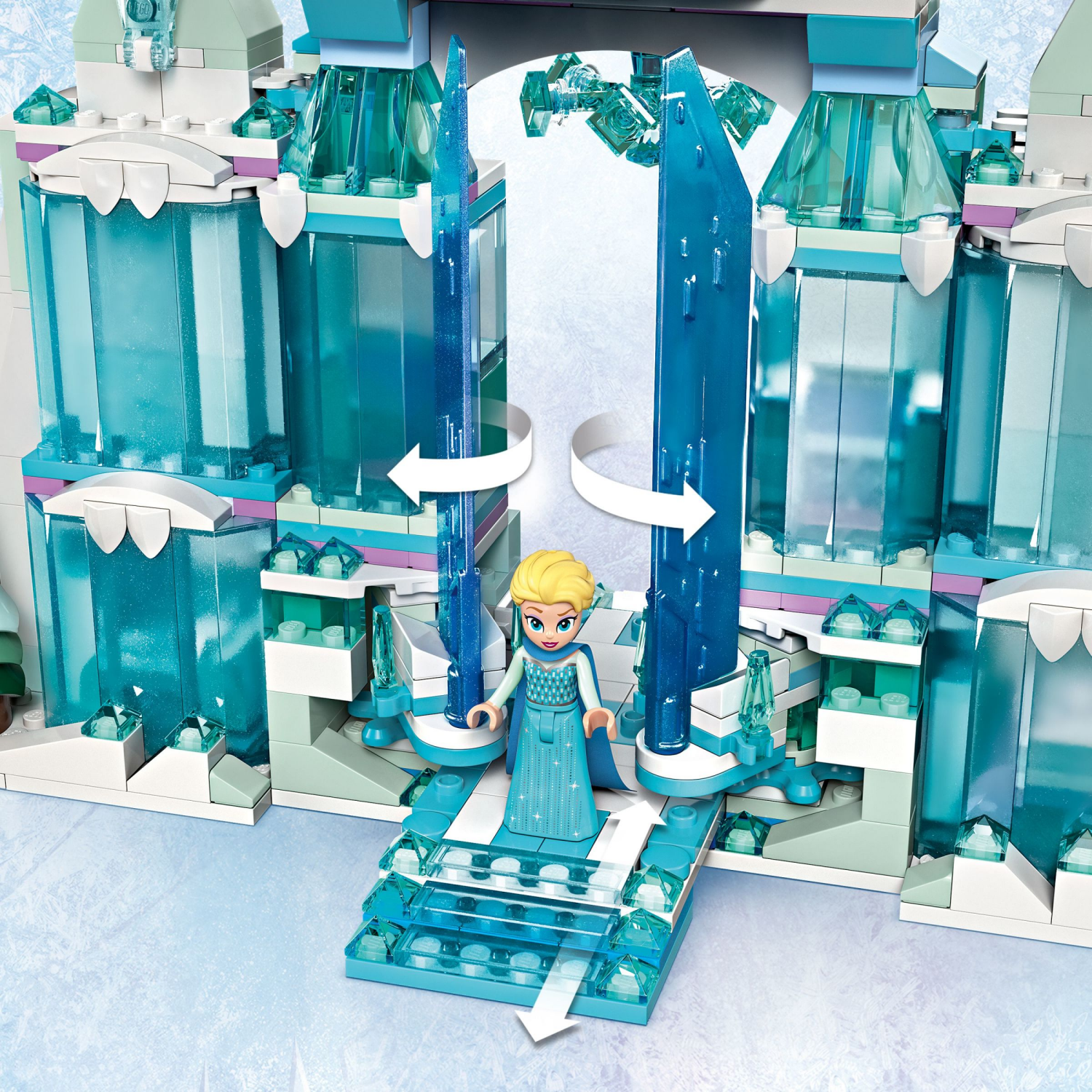 slide 3 of 6, LEGO Disney Frozen Elsa's Ice Palace Buildable Princess Toy 43244, 1 ct