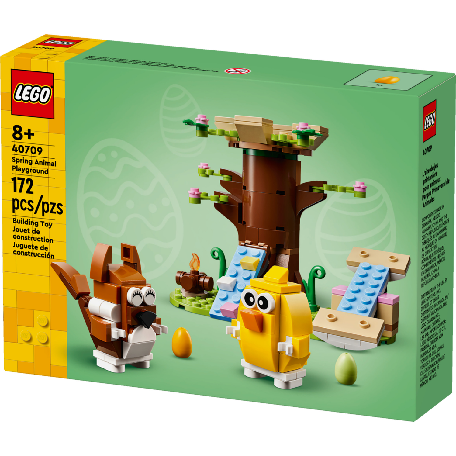 slide 3 of 5, LEGO Spring Animal Playground Toy Playset 40709, 1 ct