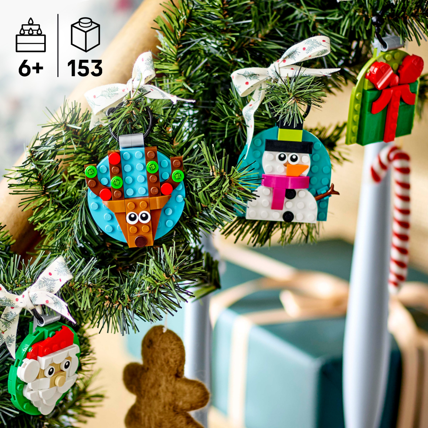 slide 2 of 6, LEGO Christmas Ornament 40744, 1 ct