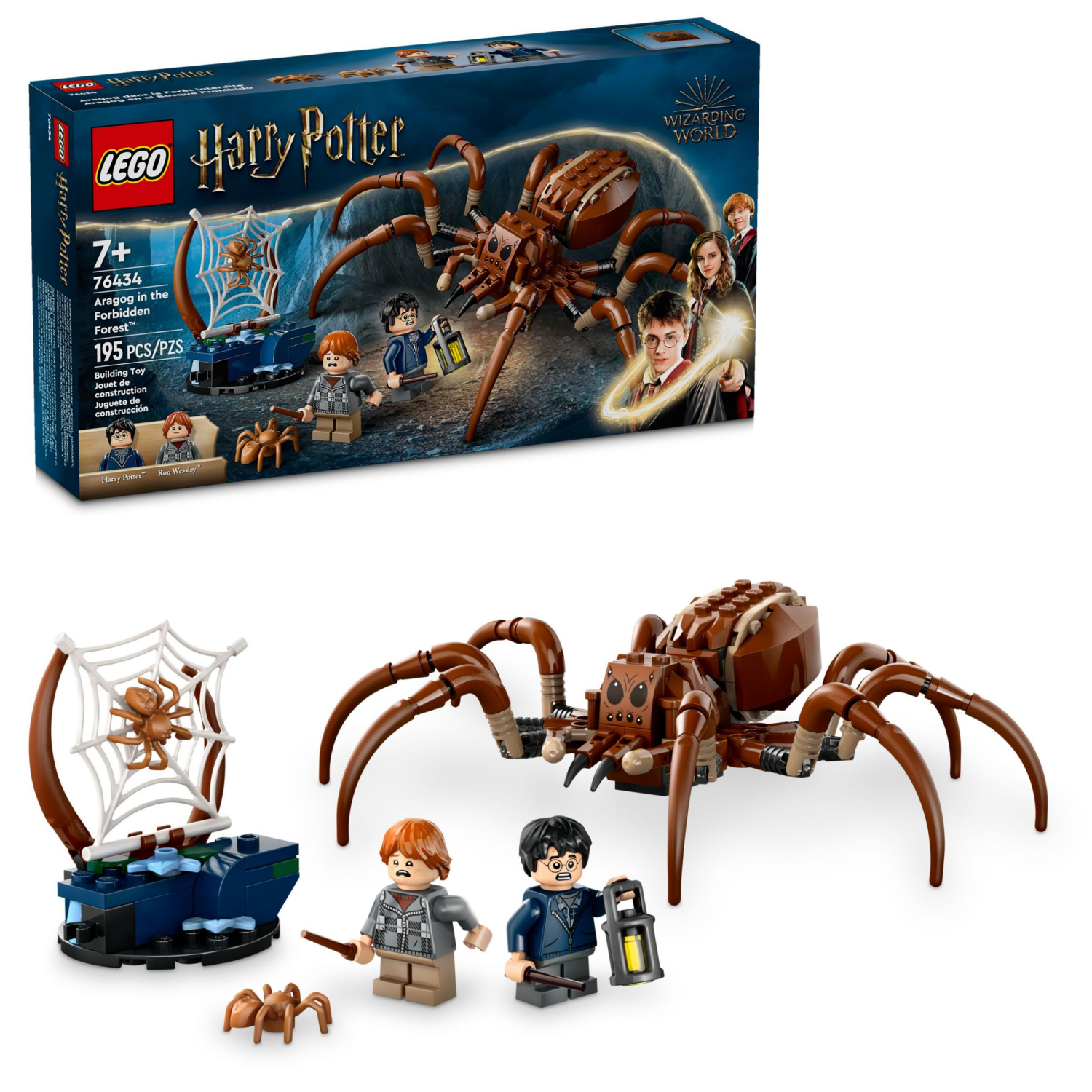 slide 1 of 5, LEGO Harry Potter Aragog in the Forbidden Forest Collectible Building Toy 76434, 1 ct