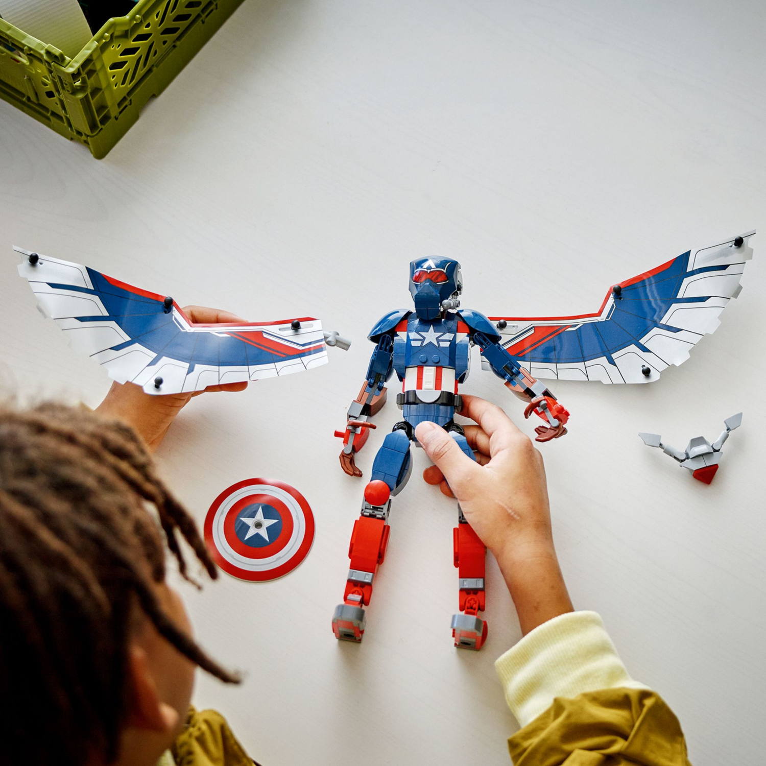 slide 6 of 6, LEGO Marvel New Captain America Construction Figure Super Hero Toy with Minifigures 76296, 1 ct