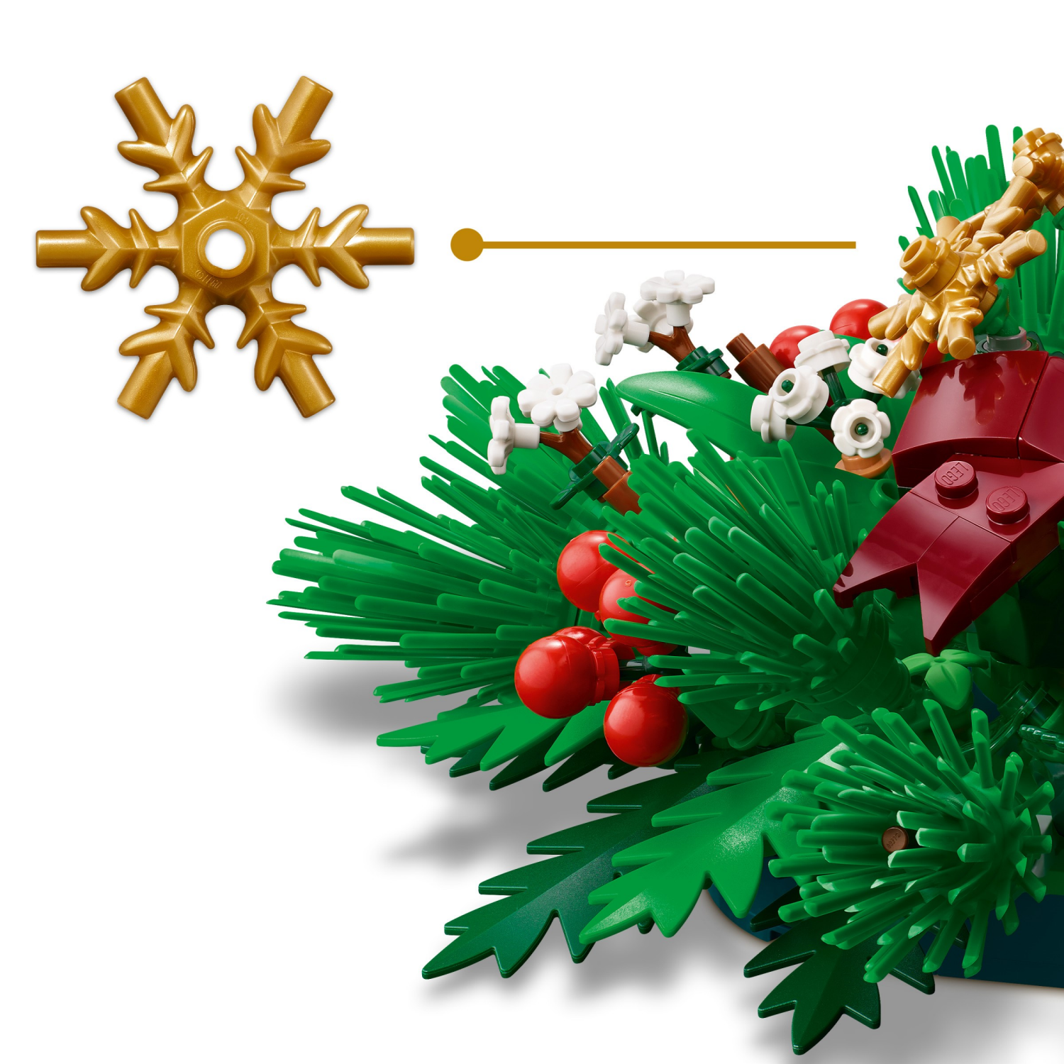 slide 5 of 6, LEGO Christmas Table Decoration 40743, 1 ct