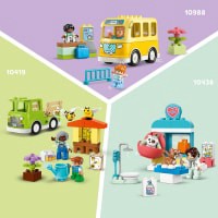 slide 6 of 21, LEGO DUPLO Town Visit to the Vet Clinic Toy, Pretend Play Toy 10438, 1 ct