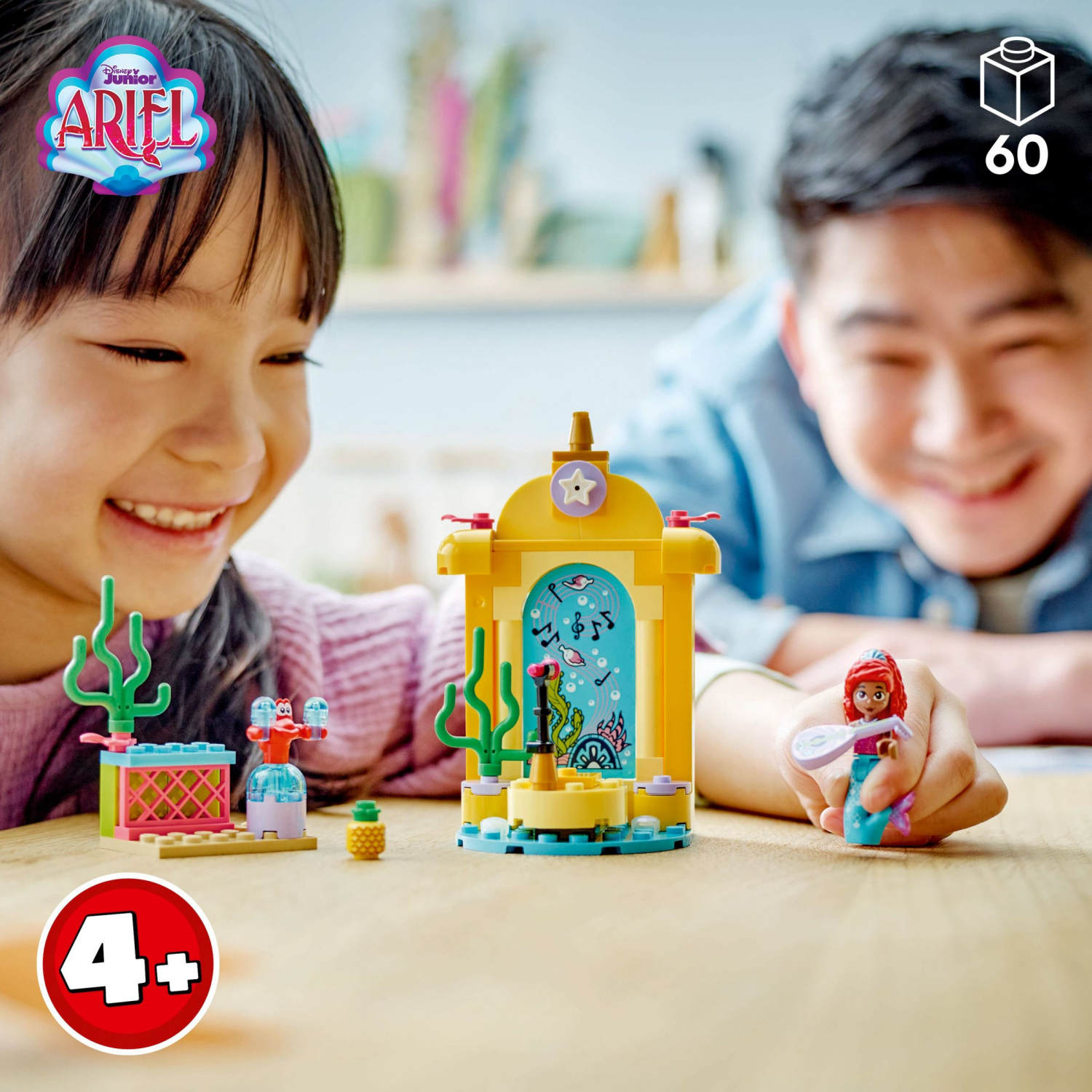 slide 2 of 5, LEGO Disney Princess Ariel's Music Stage, Disney Princess Toy 43235, 1 ct