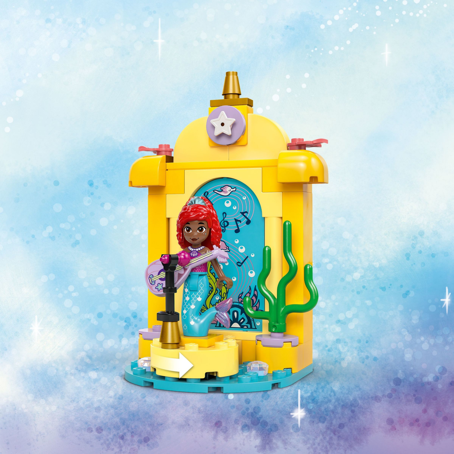 slide 4 of 5, LEGO Disney Princess Ariel's Music Stage, Disney Princess Toy 43235, 1 ct